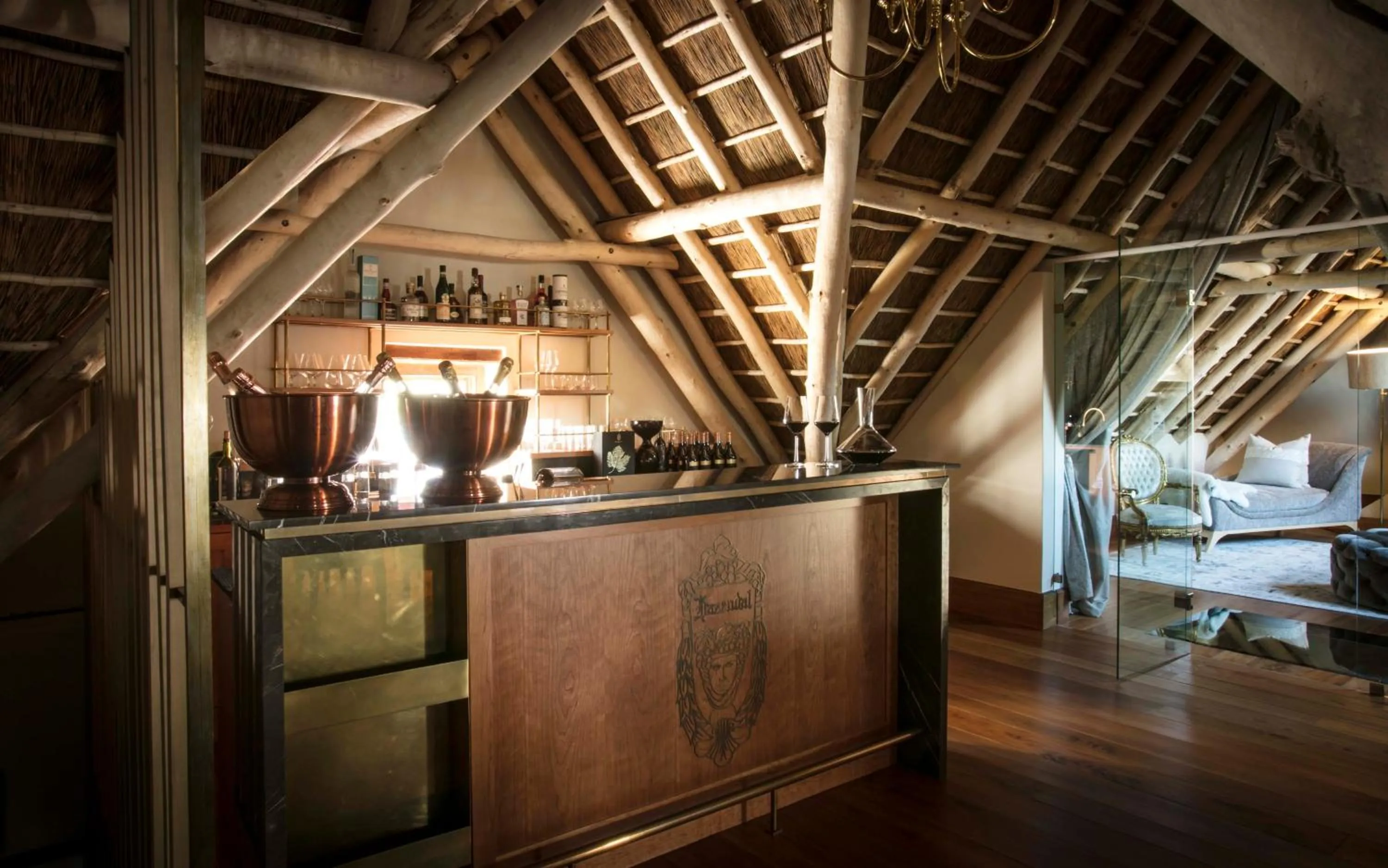 minibar in The Hazendal Hotel and Homestead