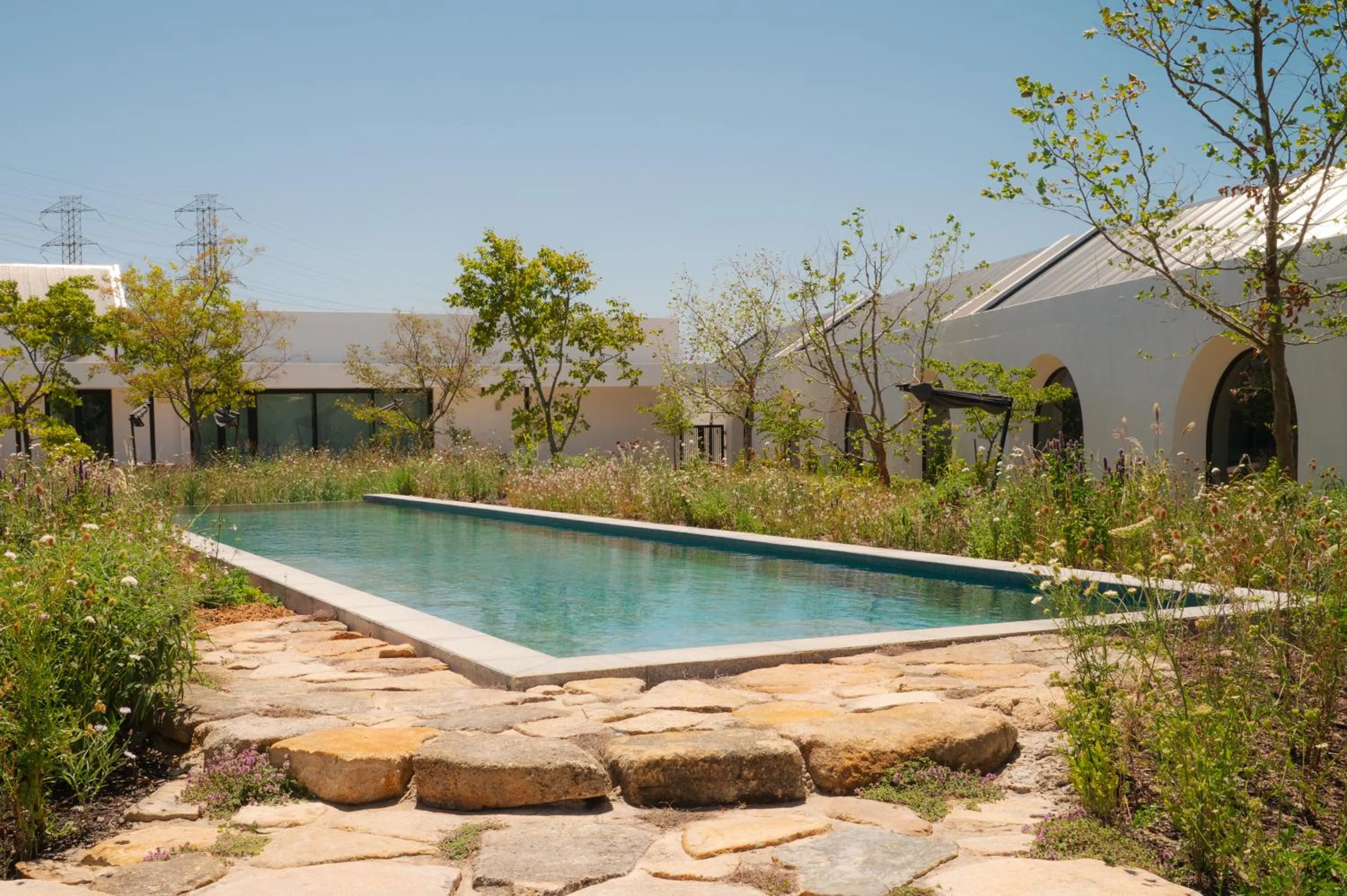Swimming pool in The Hazendal Hotel and Spa
