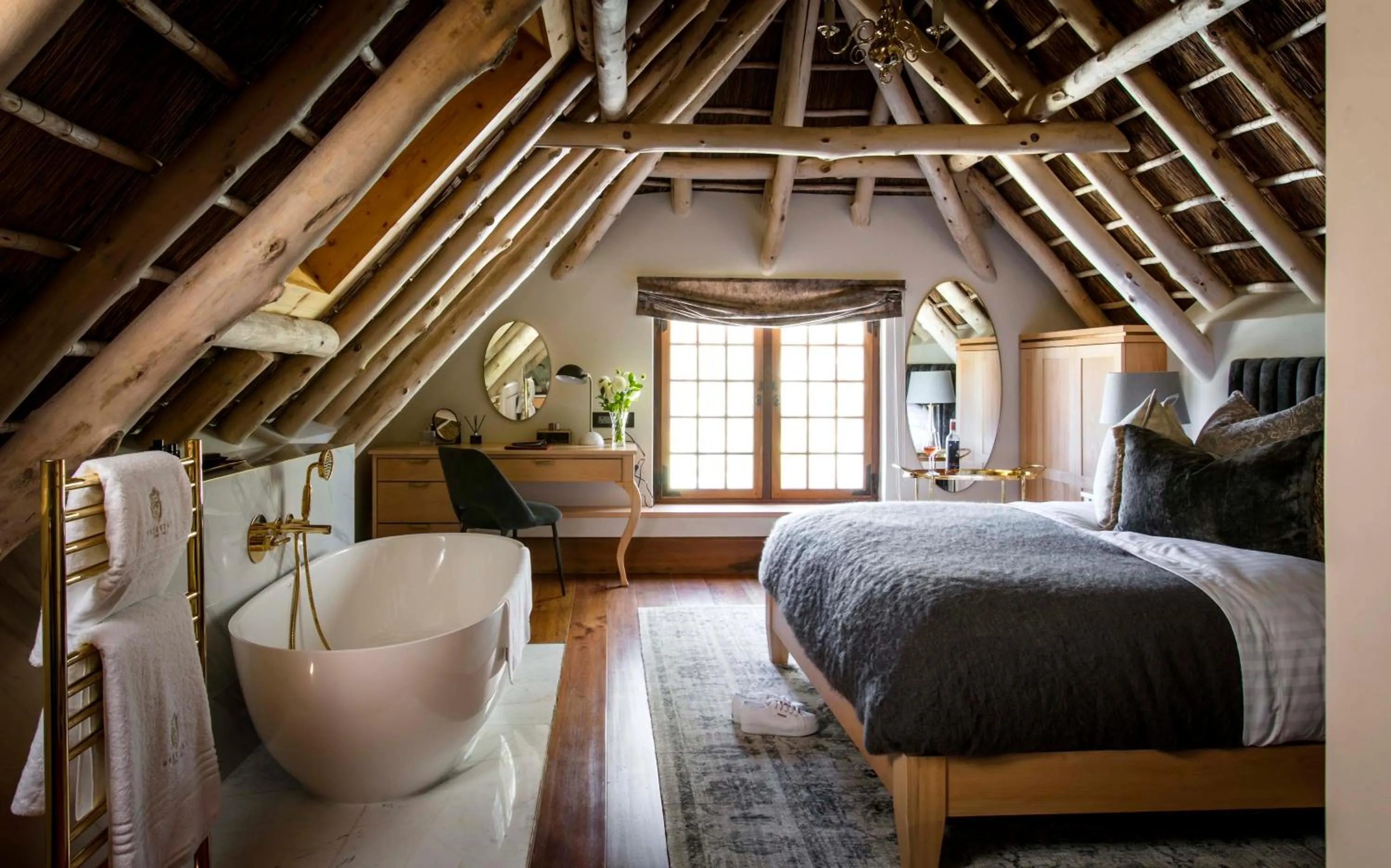 Bed in The Hazendal Hotel and Homestead