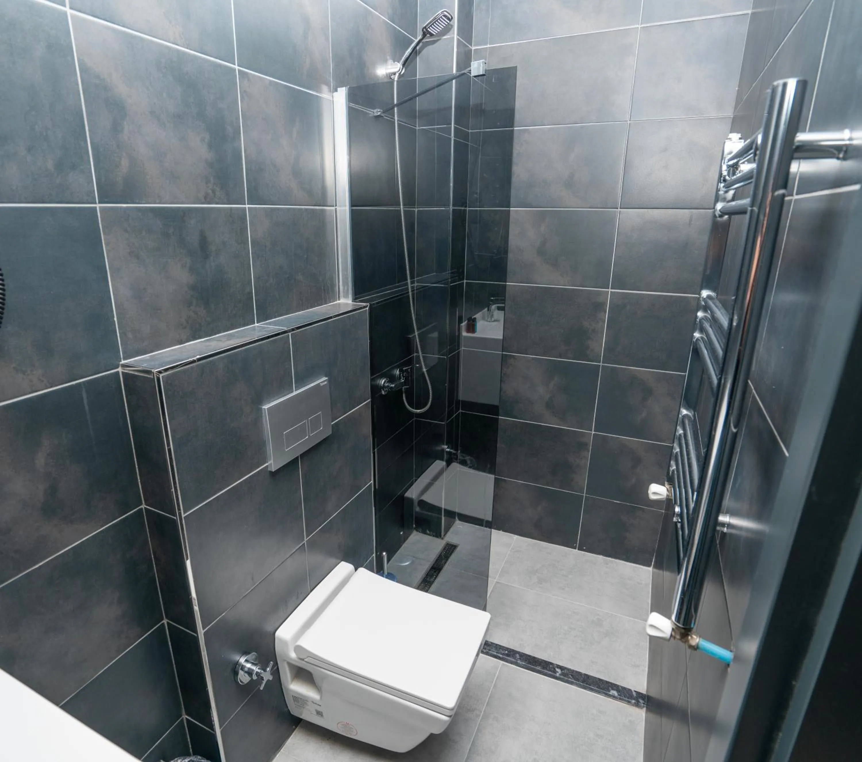 Shower in Center Suite