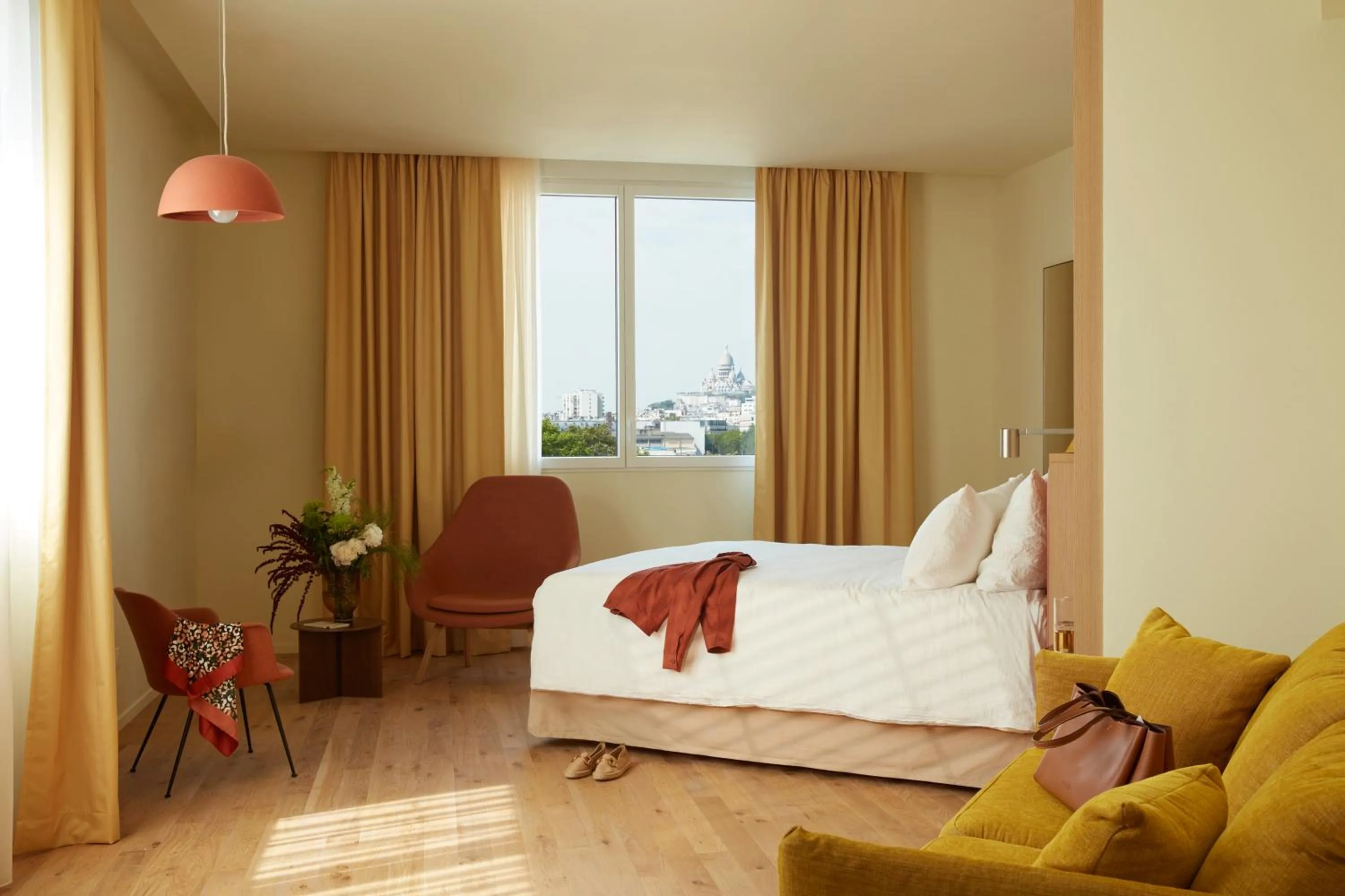 Photo of the whole room, Bed in OKKO Hotels Paris Rosa Parks
