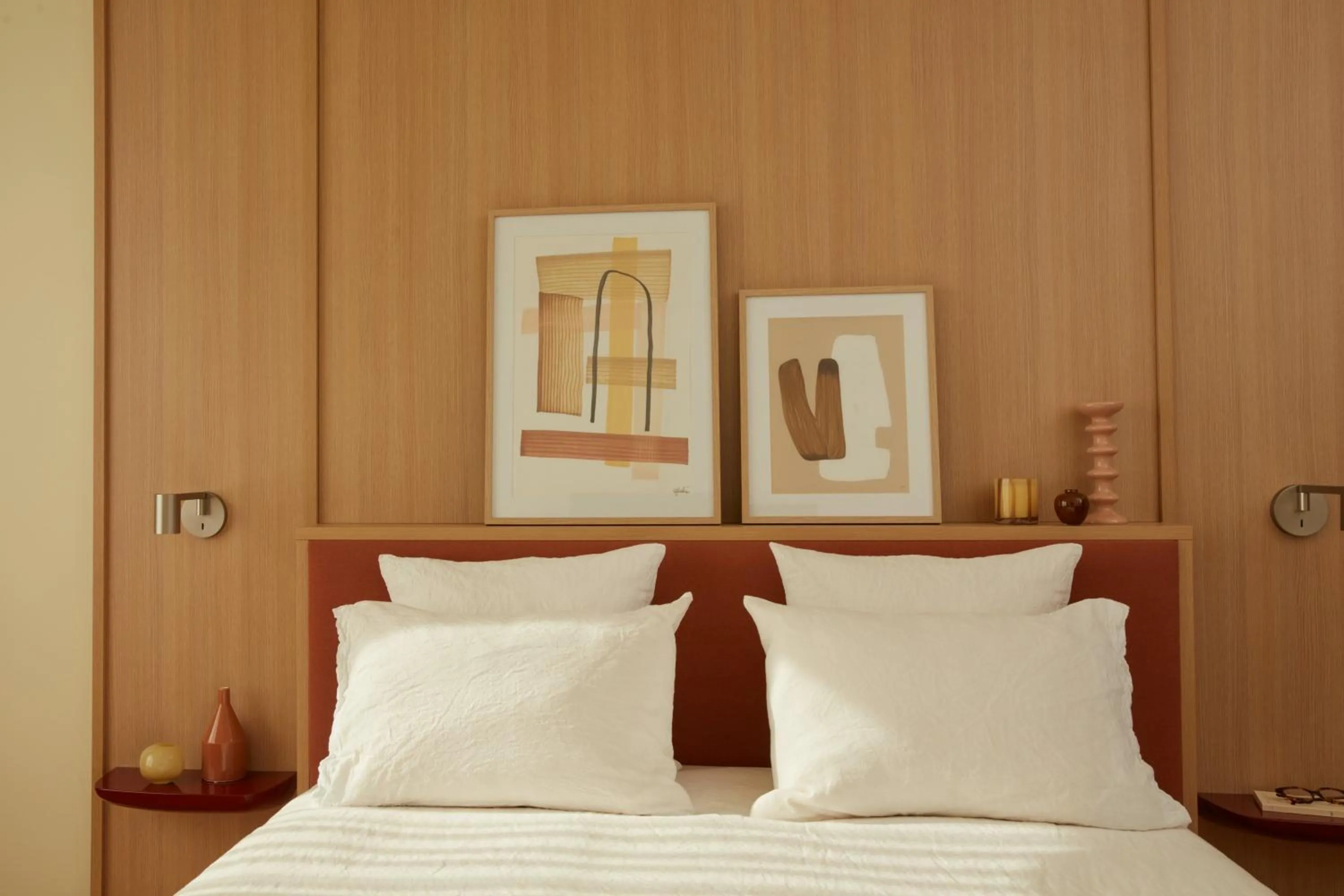 Bed in OKKO Hotels Paris Rosa Parks