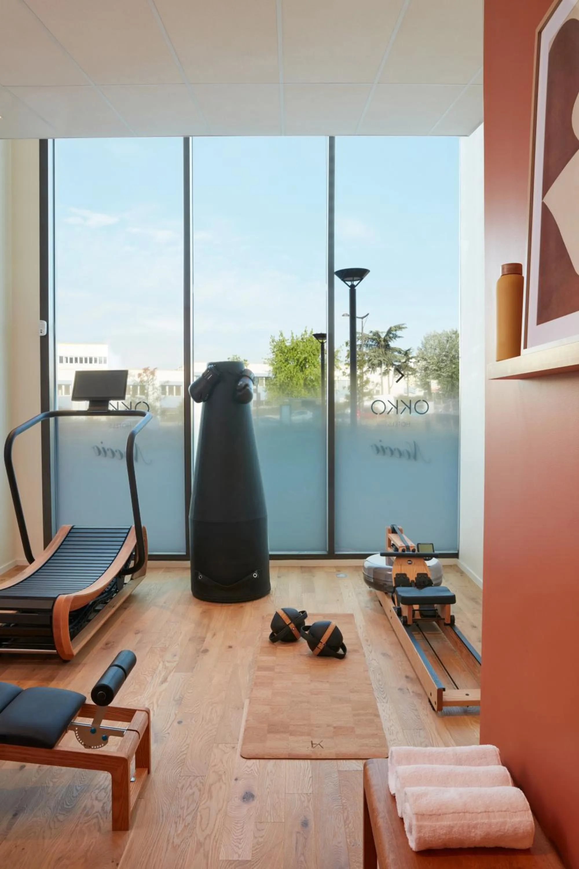 Fitness centre/facilities in OKKO Hotels Paris Rosa Parks