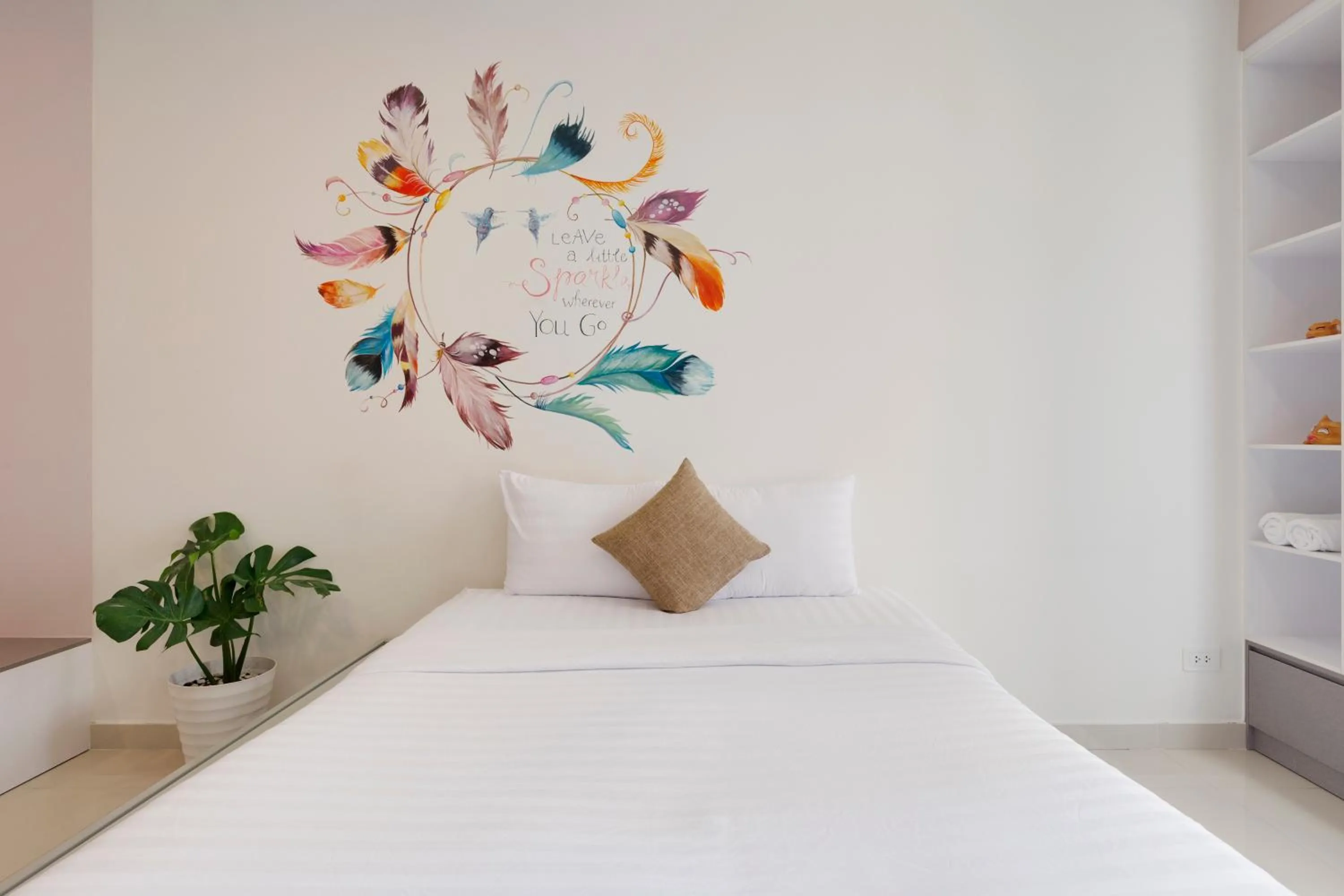 Photo of the whole room, Bed in MH Apartment- Tresor- spacious and cozy center D4