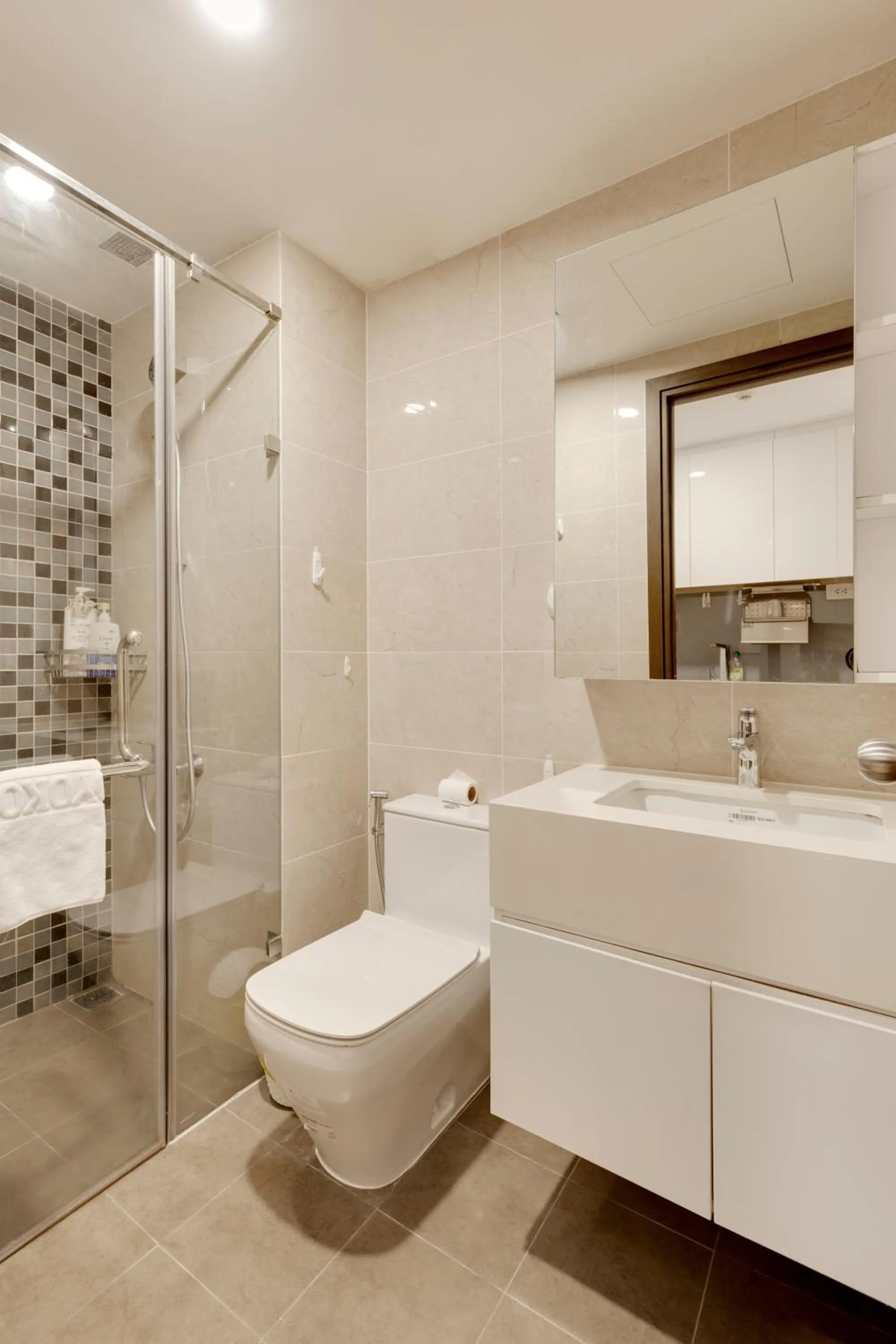Toilet in MH Apartment- Tresor- spacious and cozy center D4
