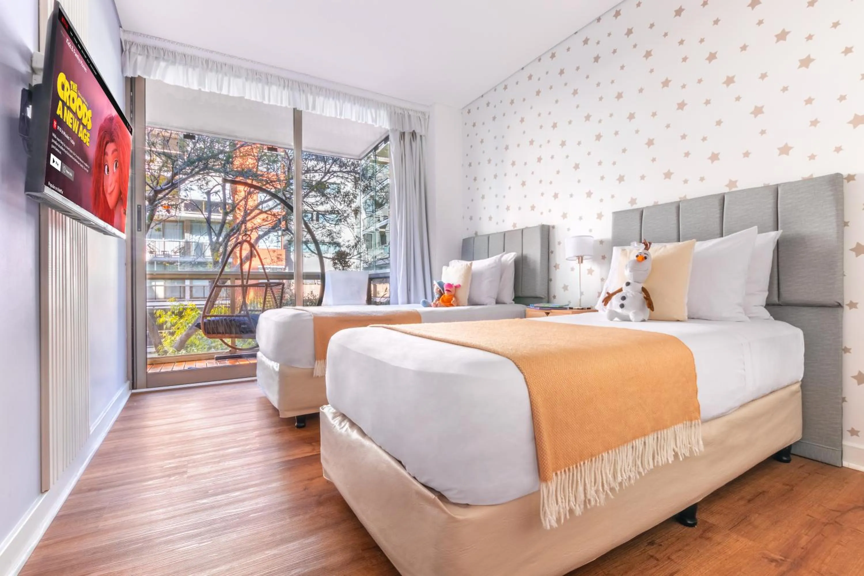 Bed in Luxury Apartments in Puerto Madero