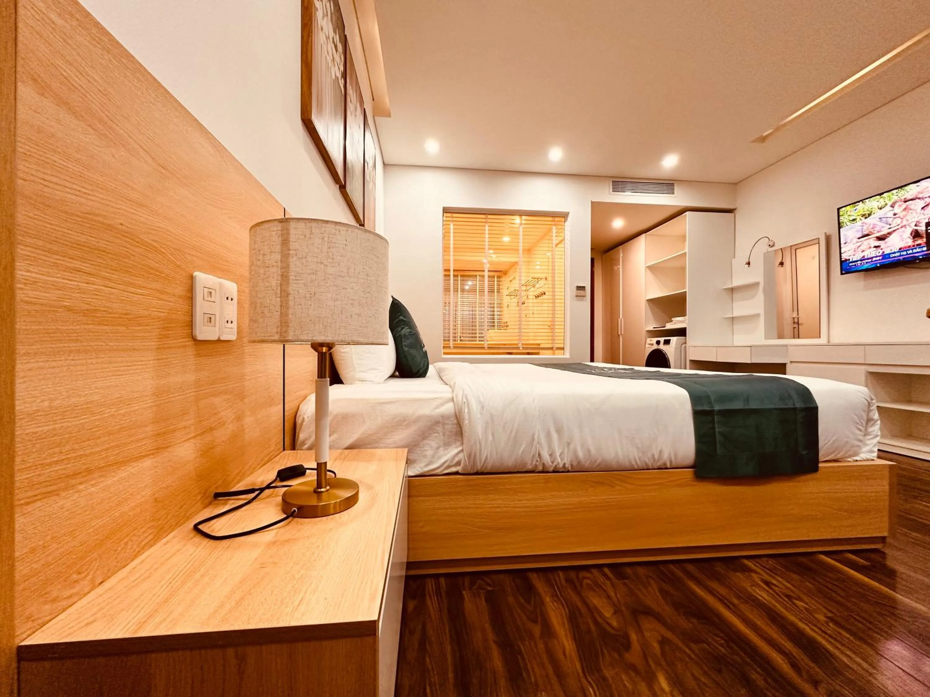 Bed in Rivera Suites