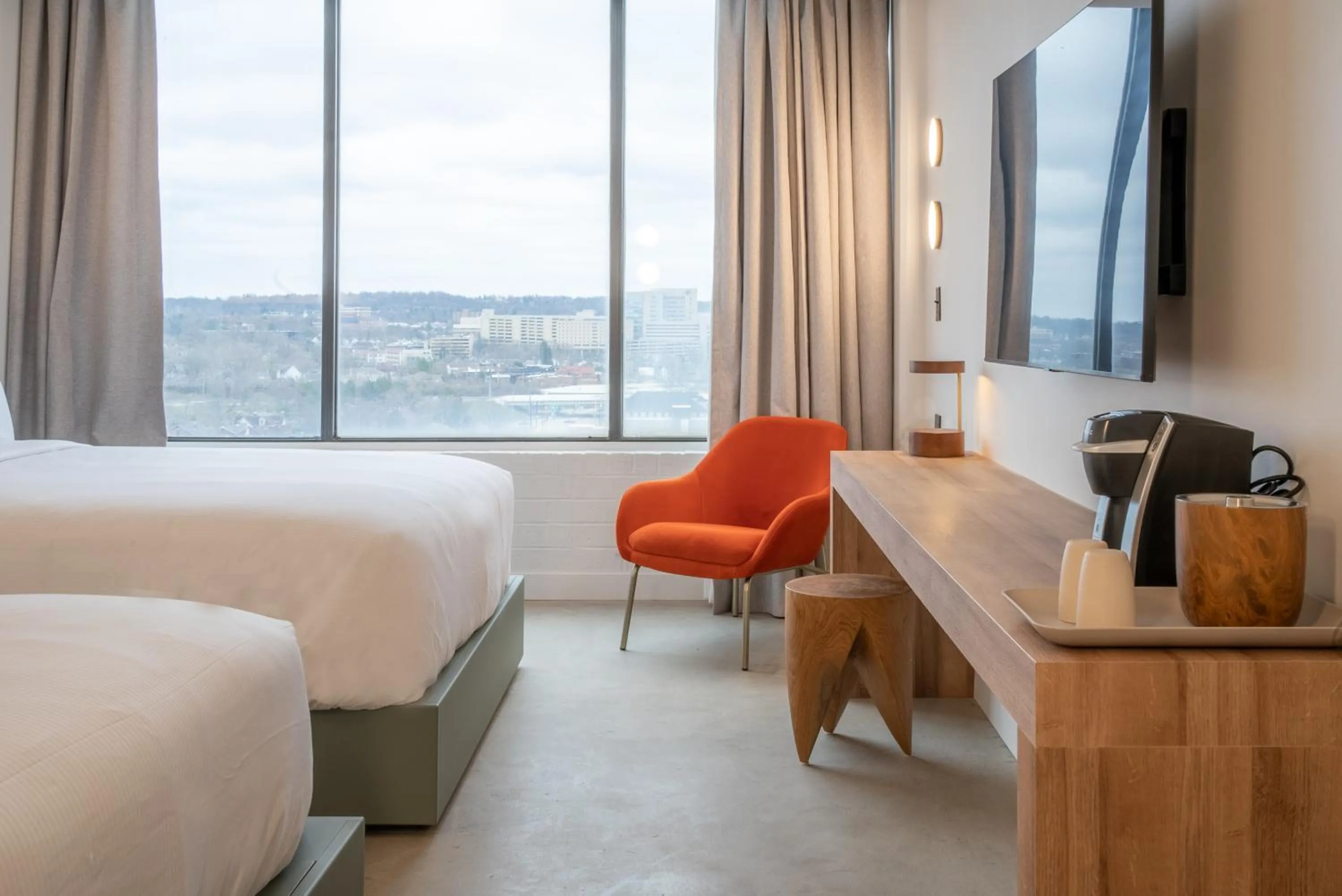 Bedroom, Bed in Dayton Vitality Hotel - Downtown