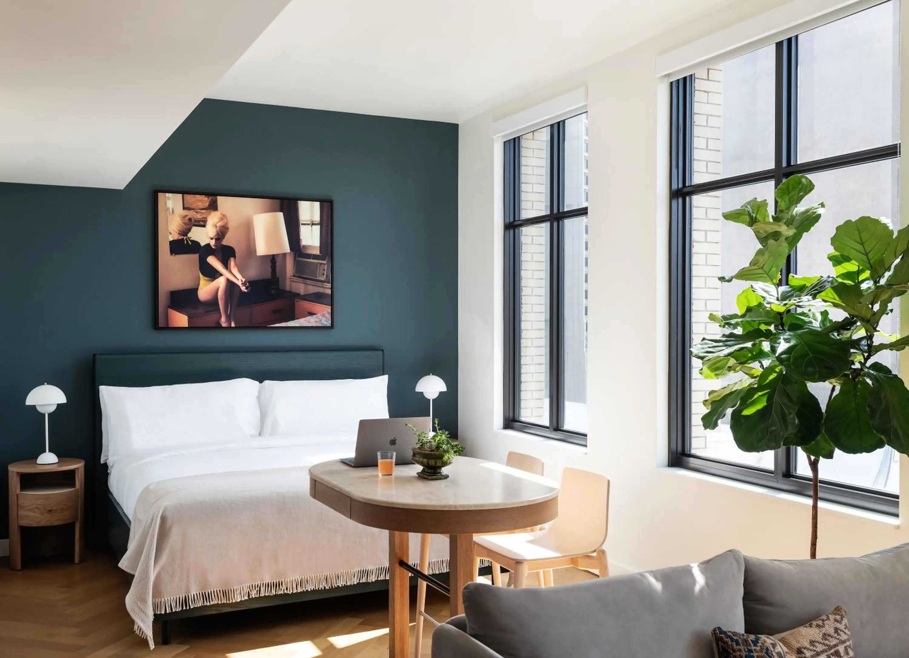 Bedroom, Bed in ROOST Detroit