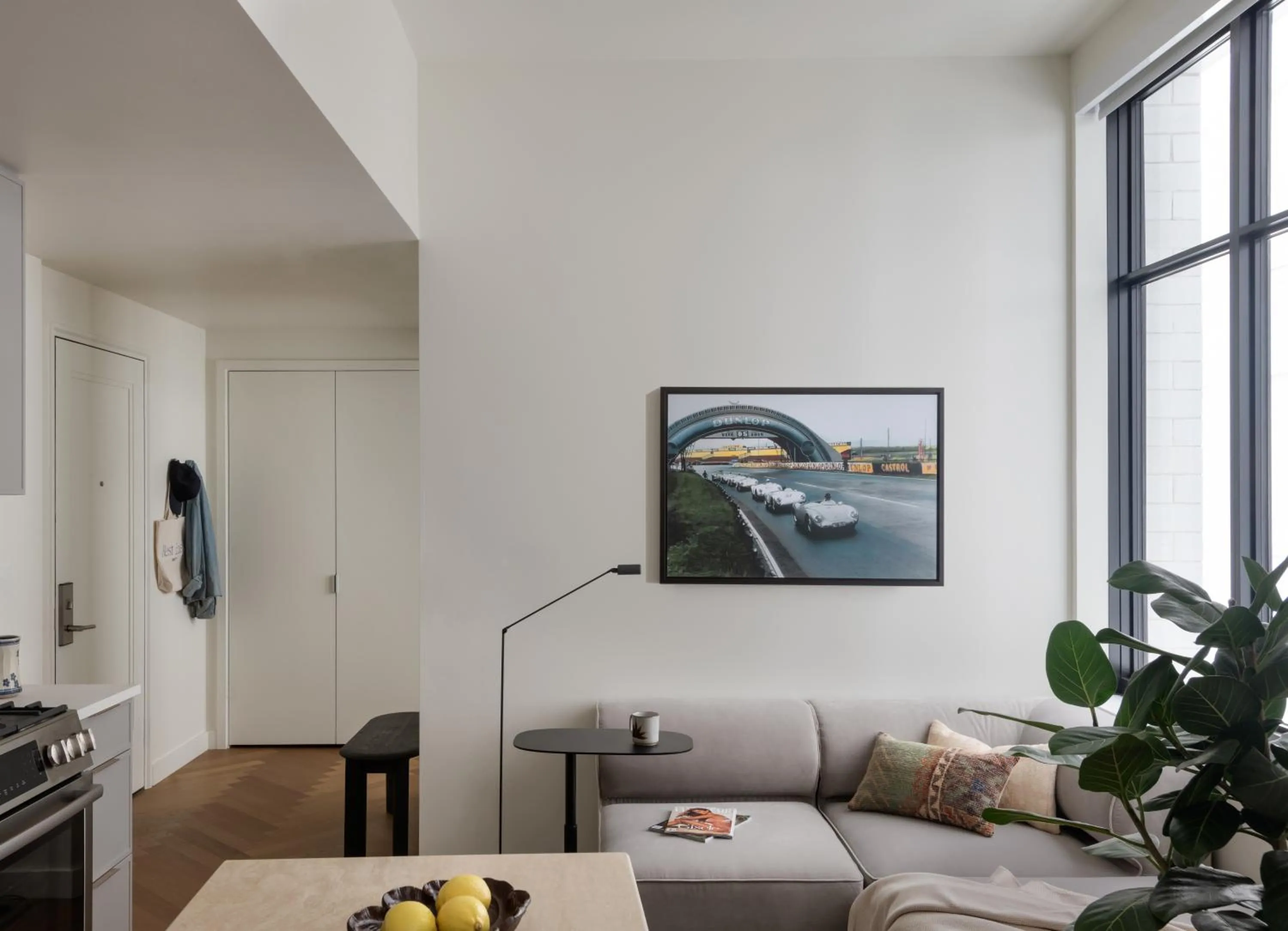 Living room in ROOST Detroit