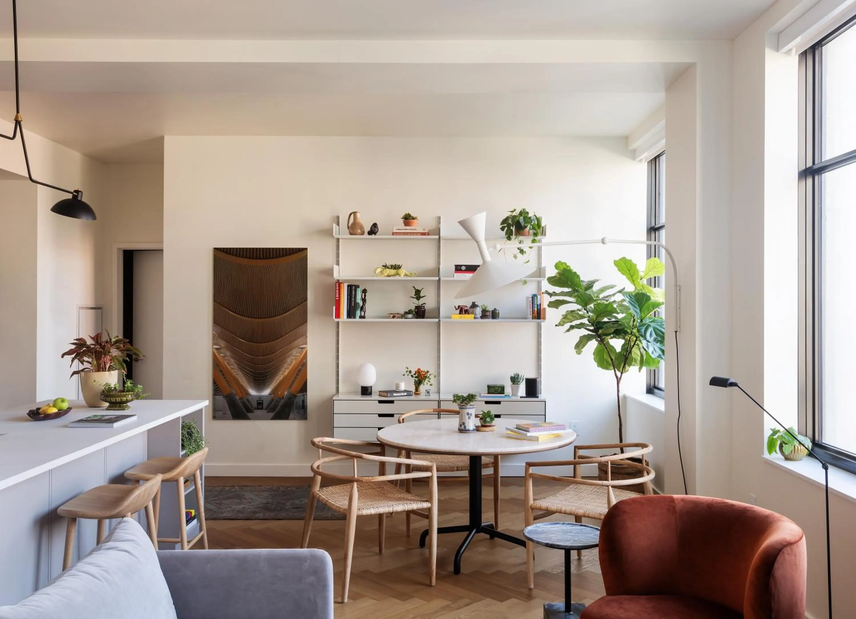 Dining area in ROOST Detroit