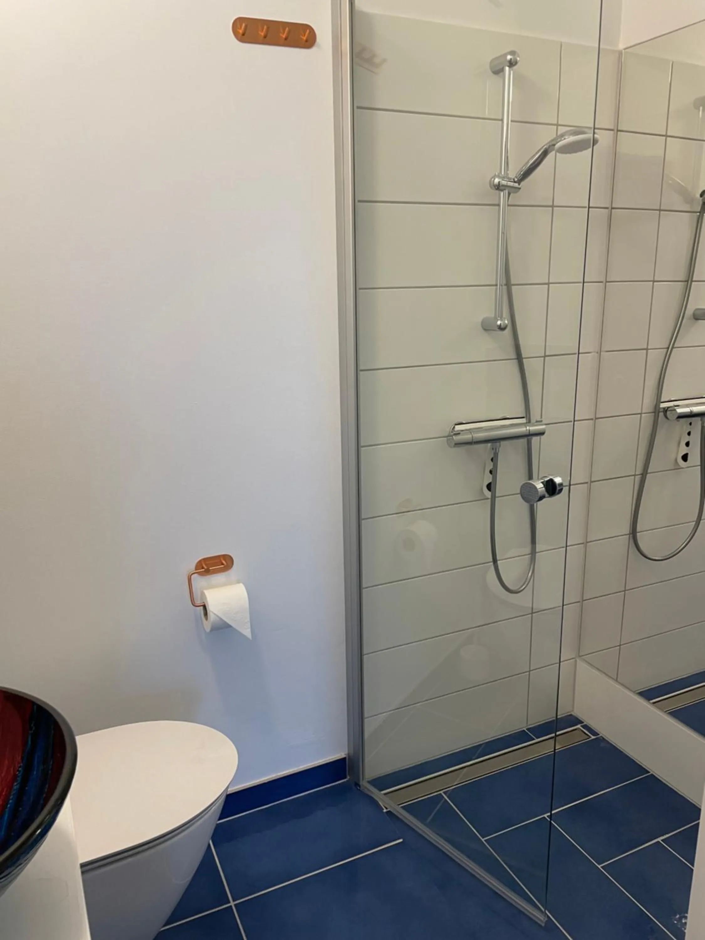 Shower in Badehotel Harmonien