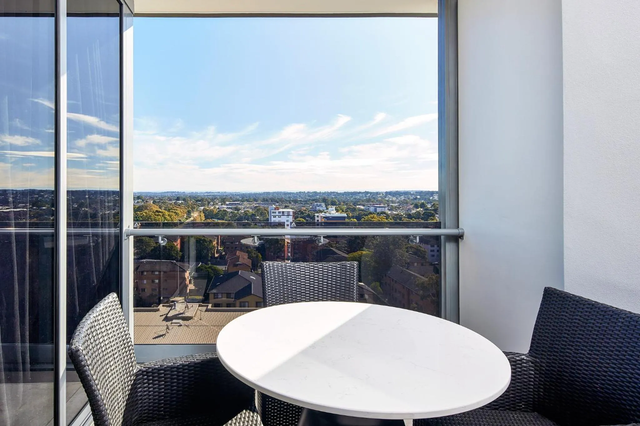 Balcony/Terrace in Meriton Suites Liverpool