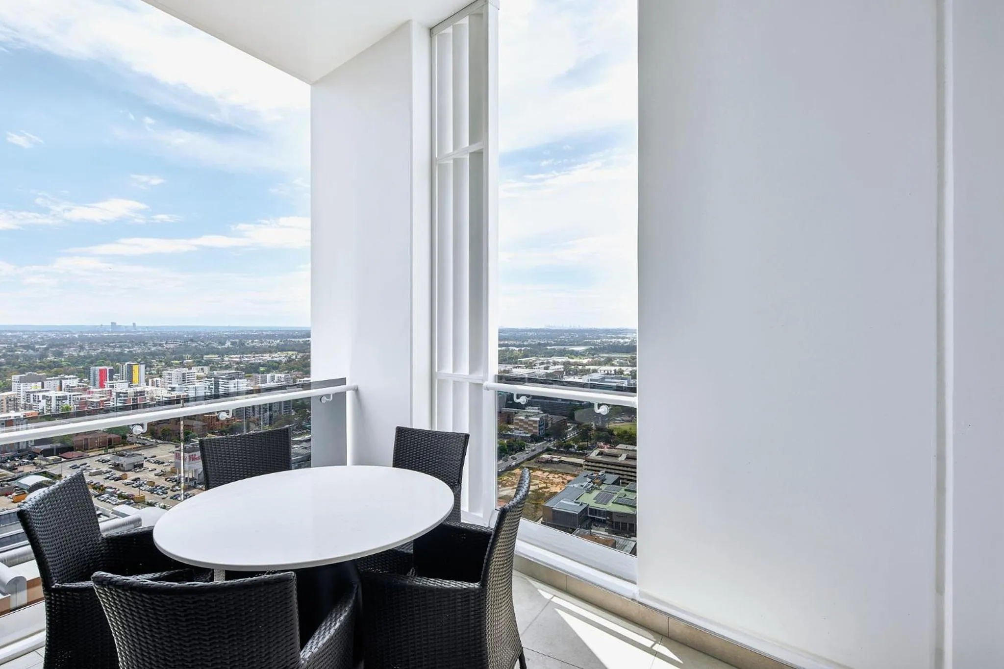 Balcony/Terrace in Meriton Suites Liverpool