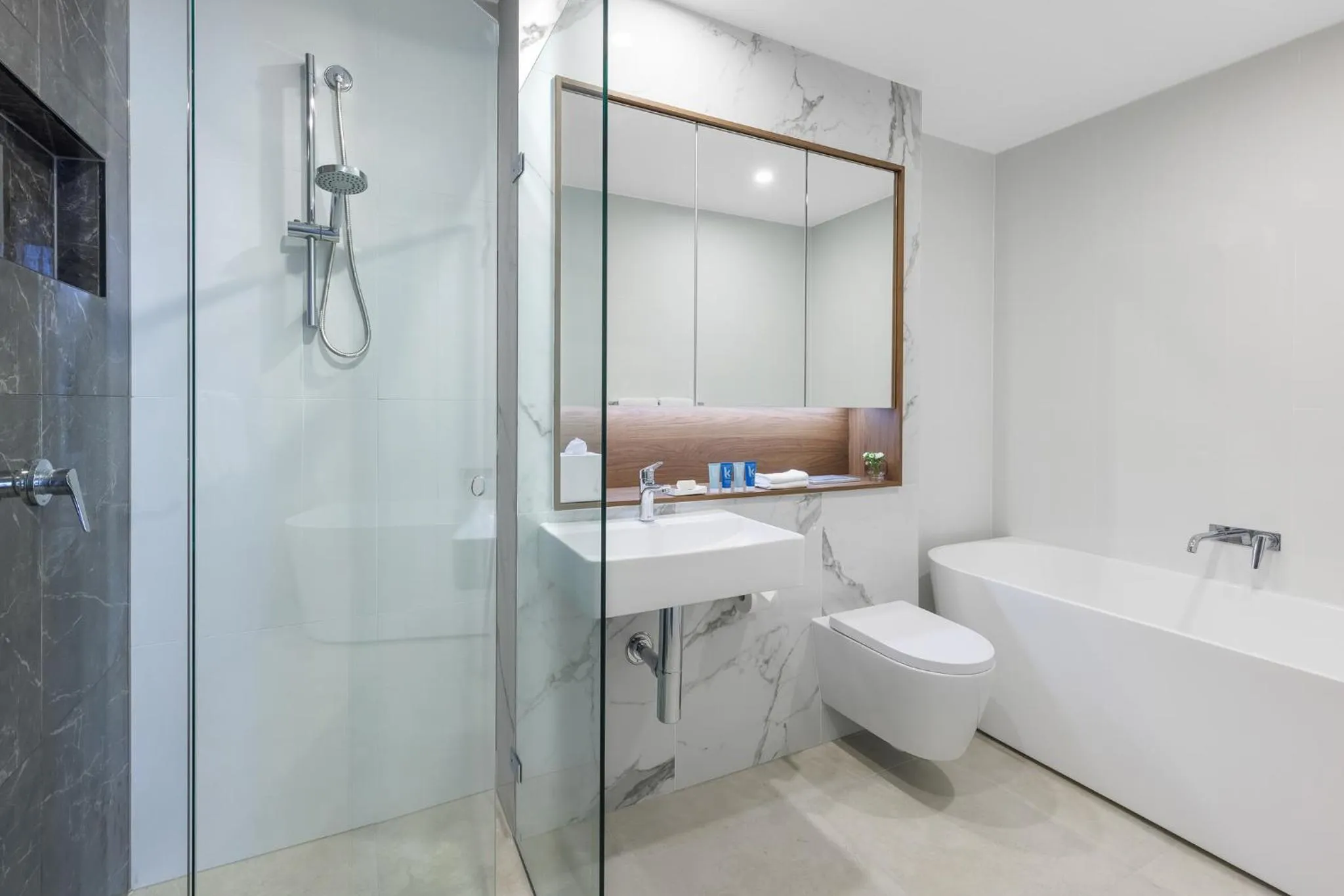 Bathroom in Meriton Suites Liverpool