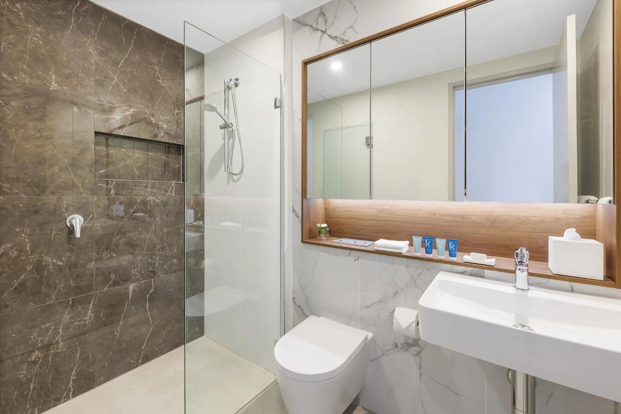 Bathroom in Meriton Suites Liverpool