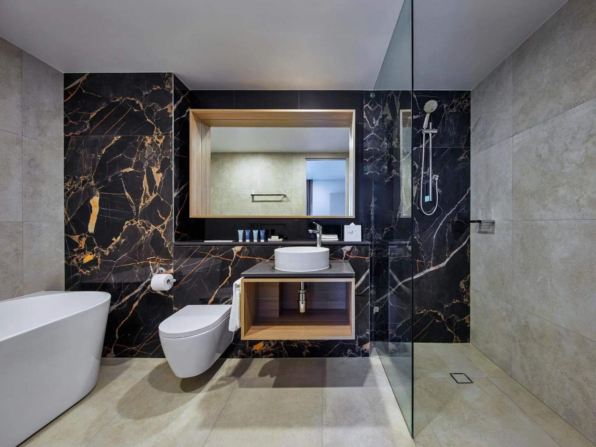 Bathroom in Meriton Suites Liverpool