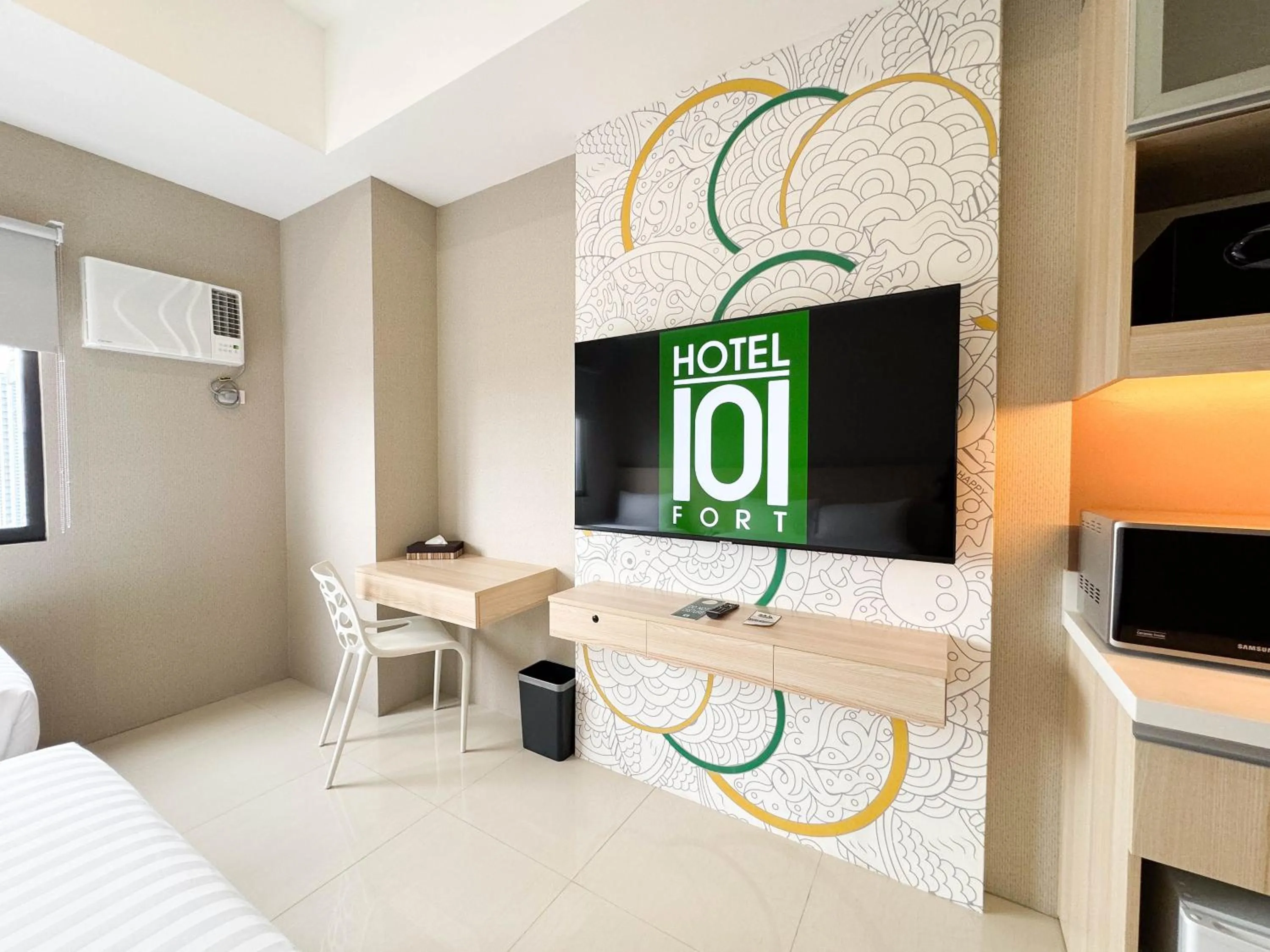 TV and multimedia, Bed in Hotel101 - Fort