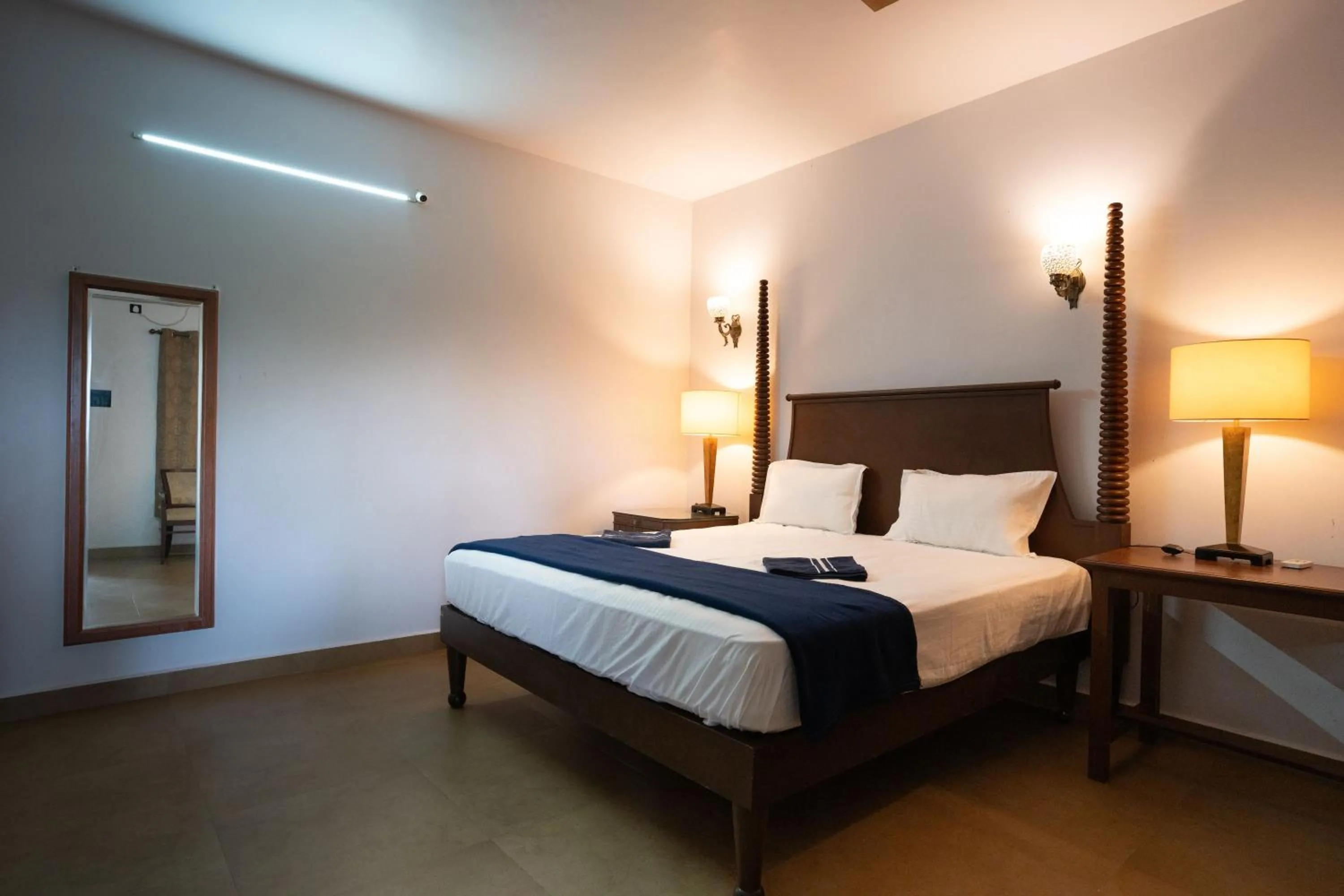 Bed in Nasya Beachside Cottages