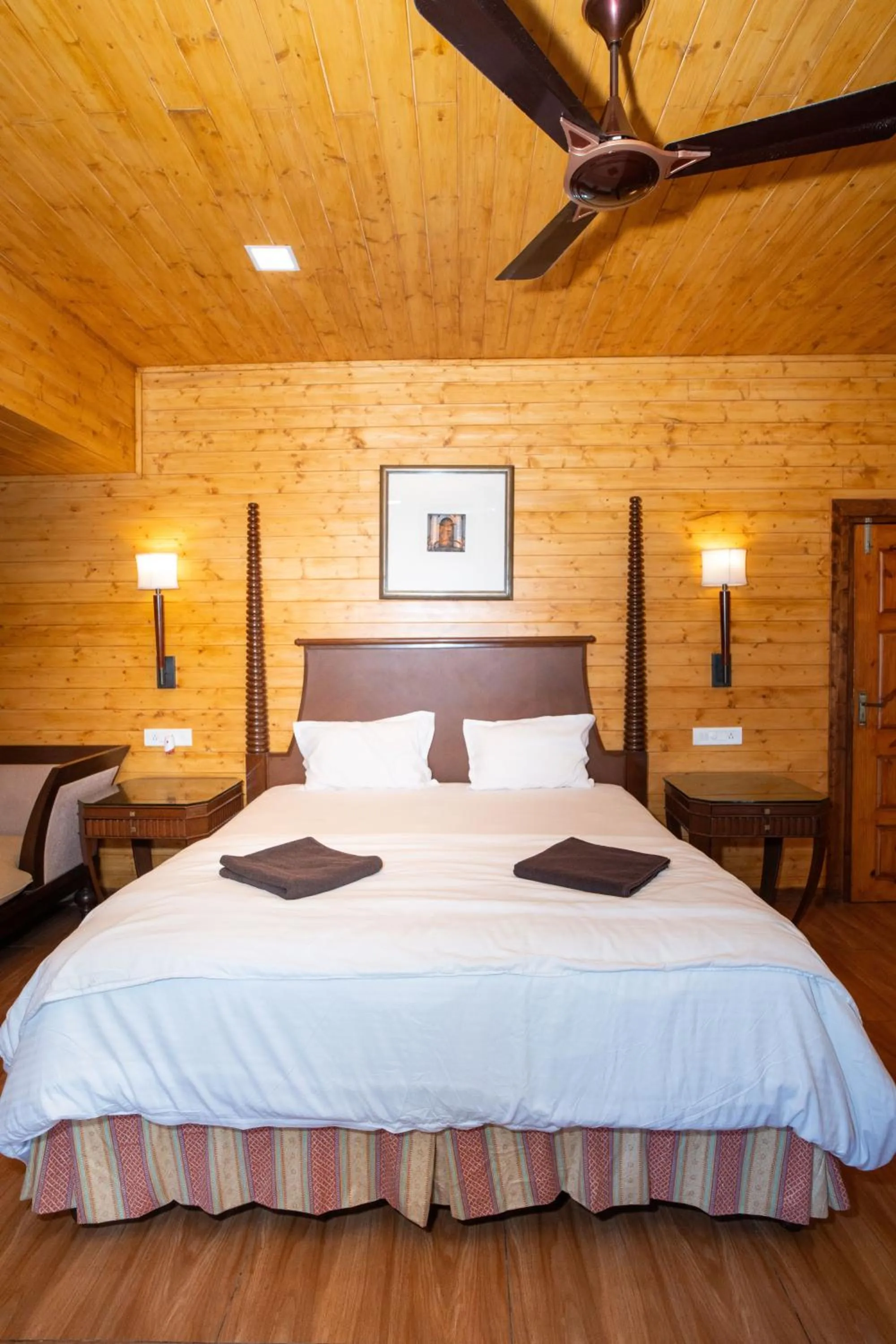 Bed in Nasya Beachside Cottages