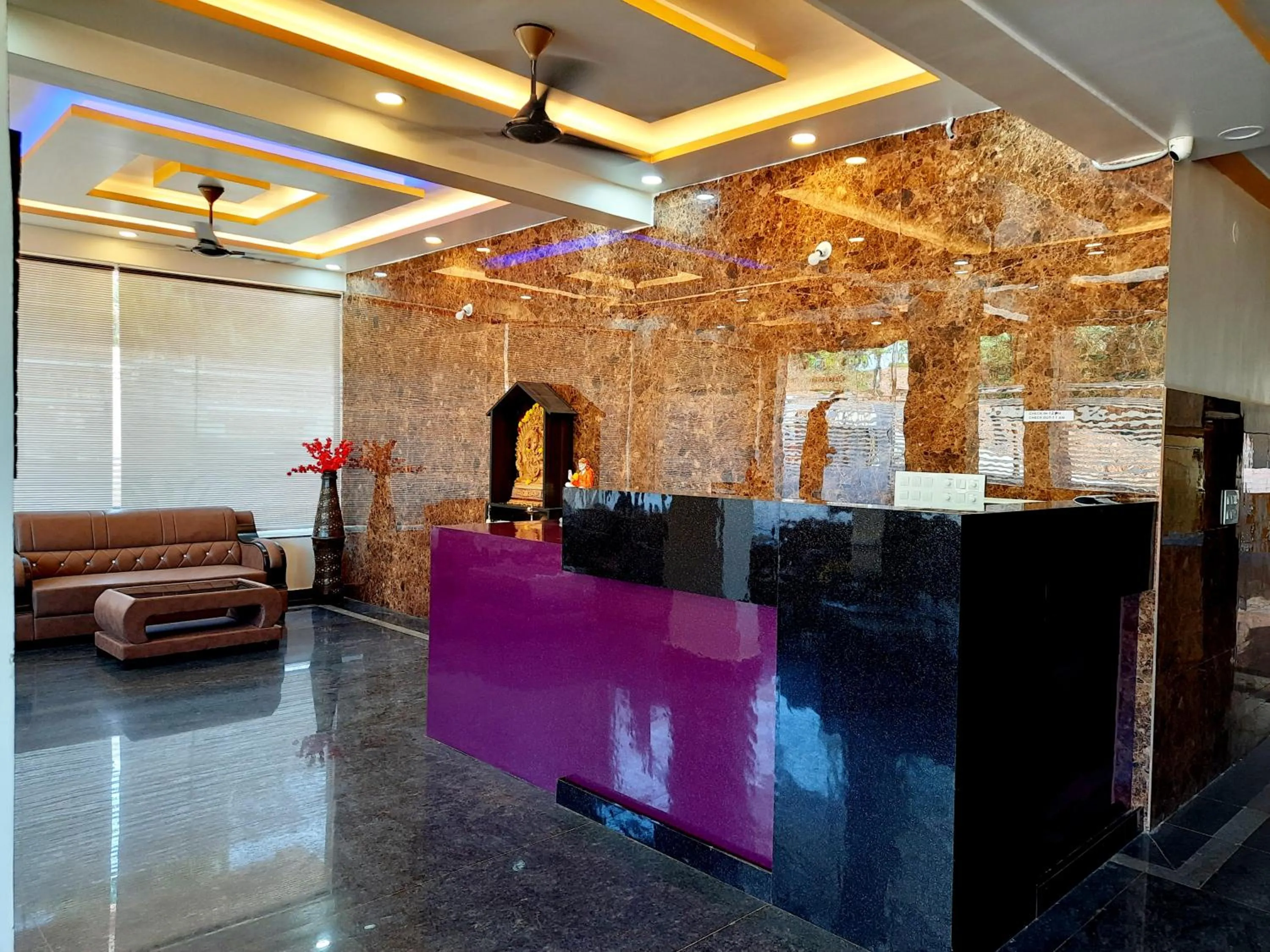 Lobby or reception in Hotel Golden Heights Gokarna