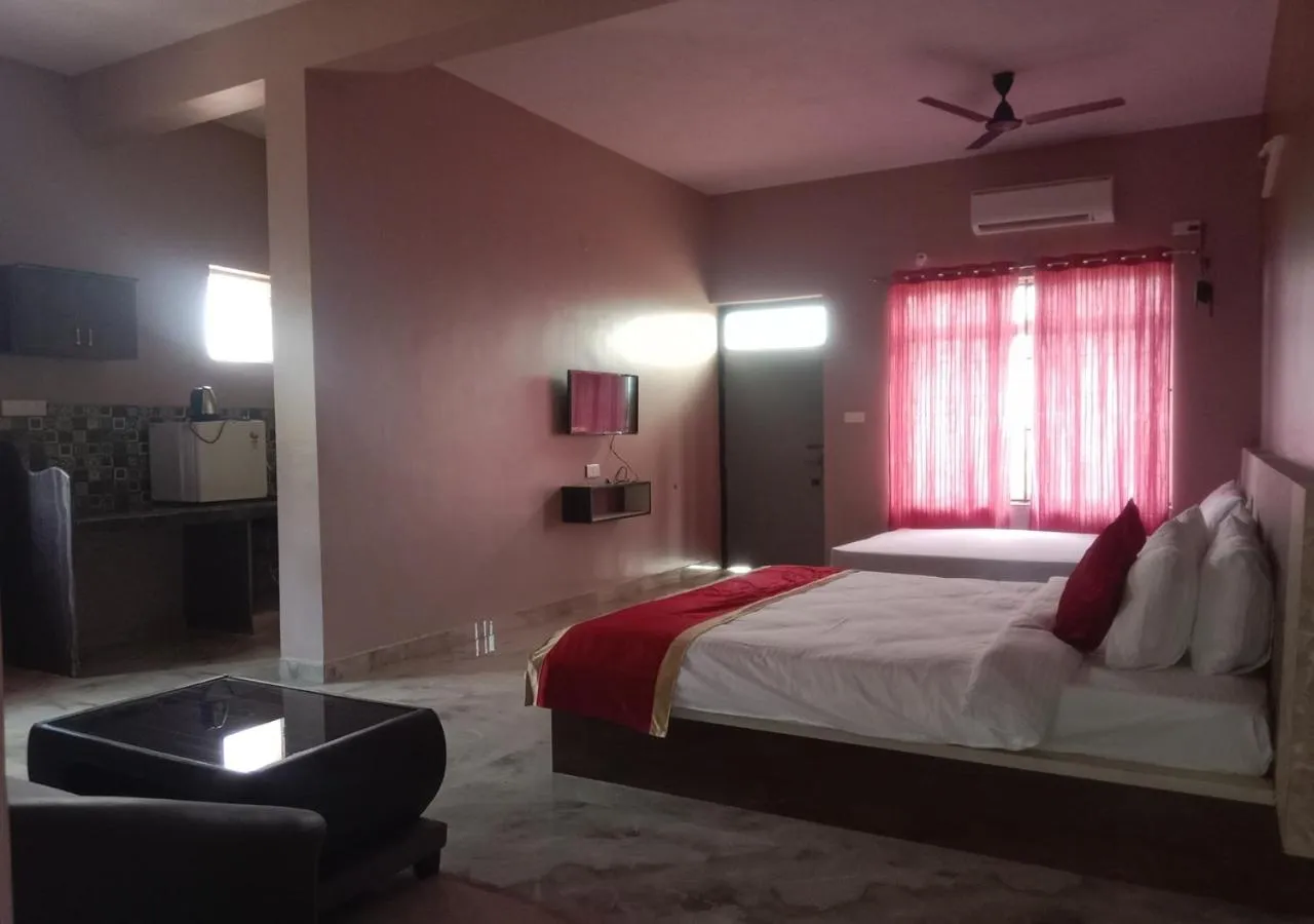 Bed in Hotel Golden Heights Gokarna