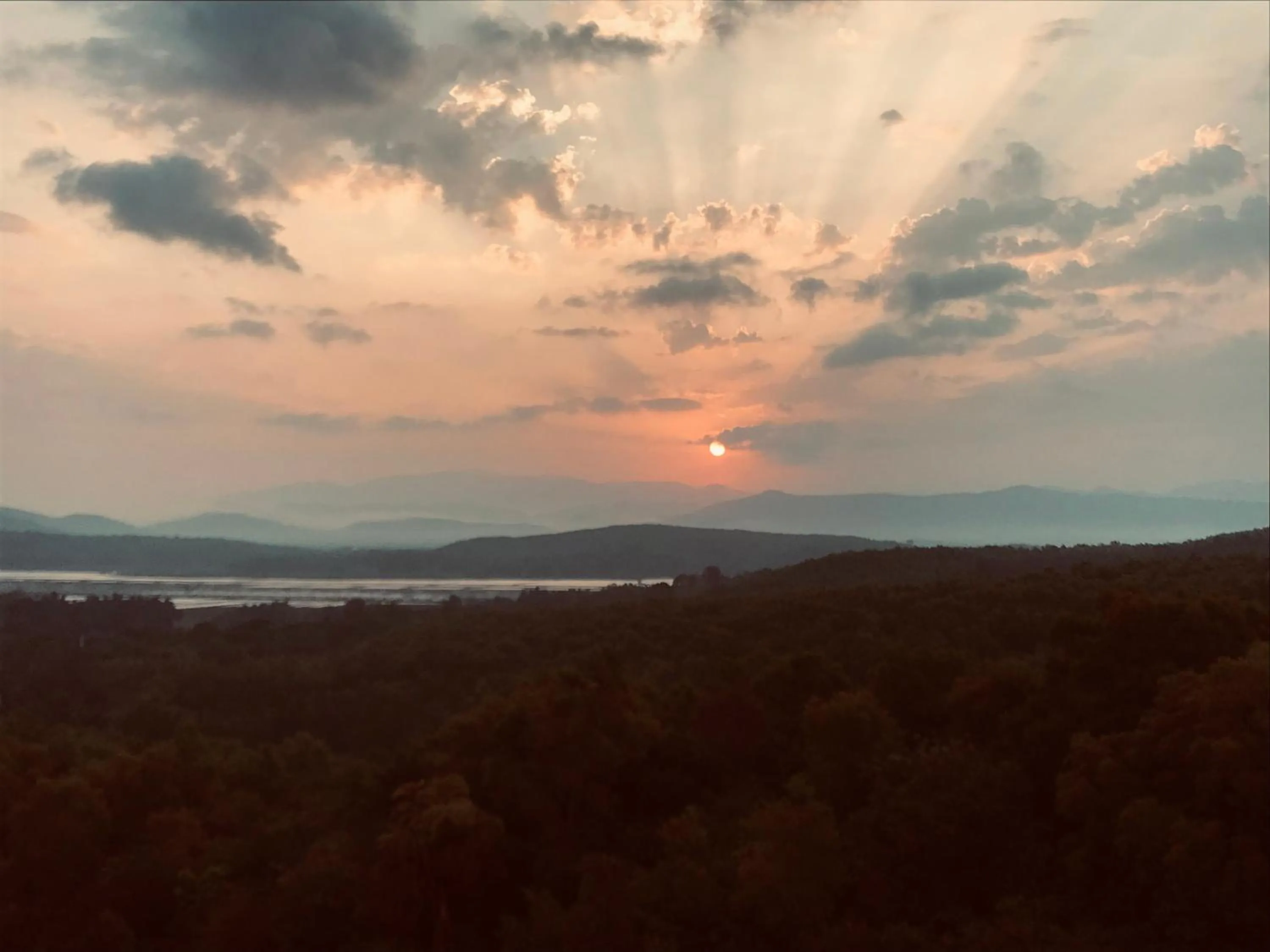 River view in Hotel Golden Heights Gokarna