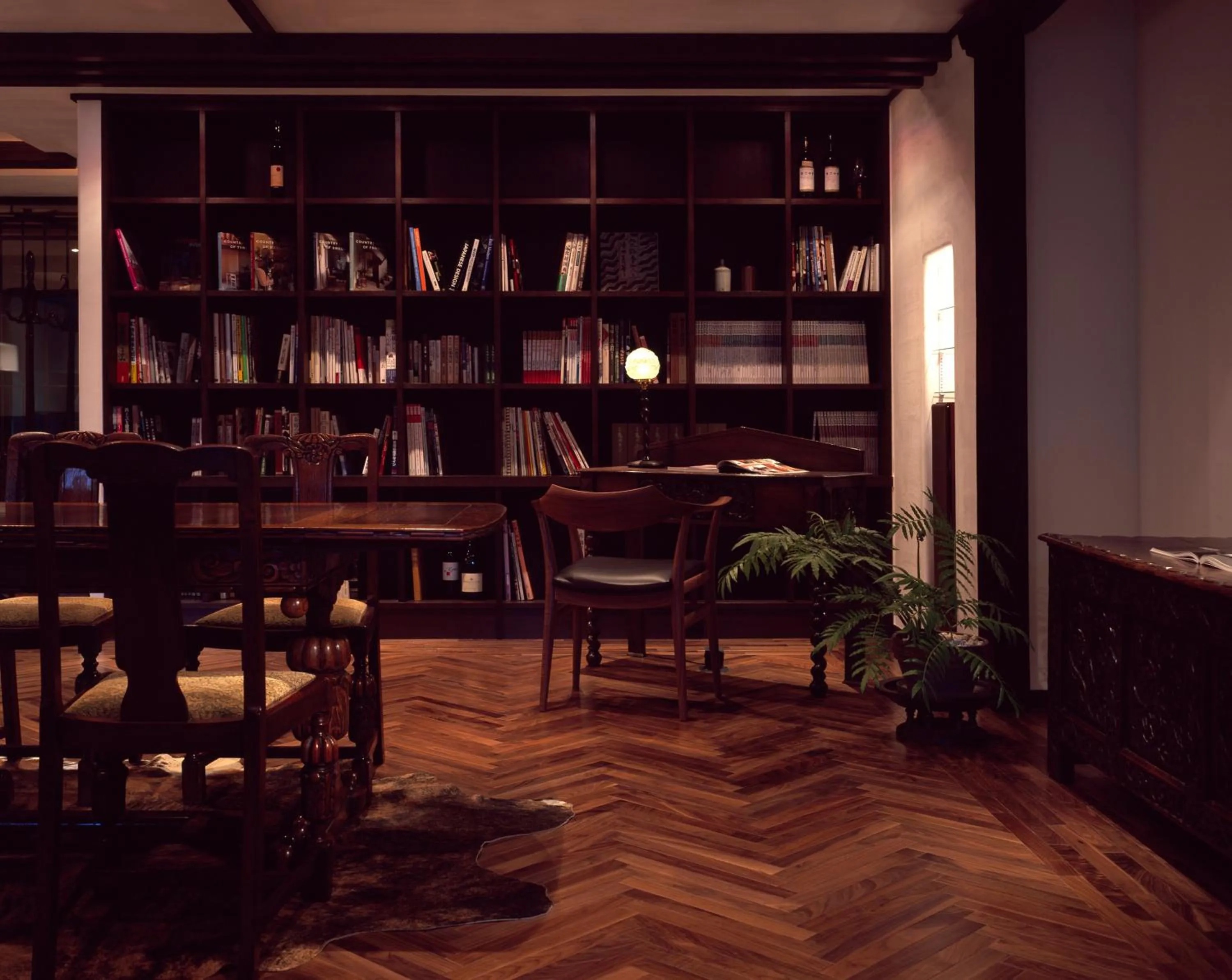 Library in Ryokan Sumiya Kihoan