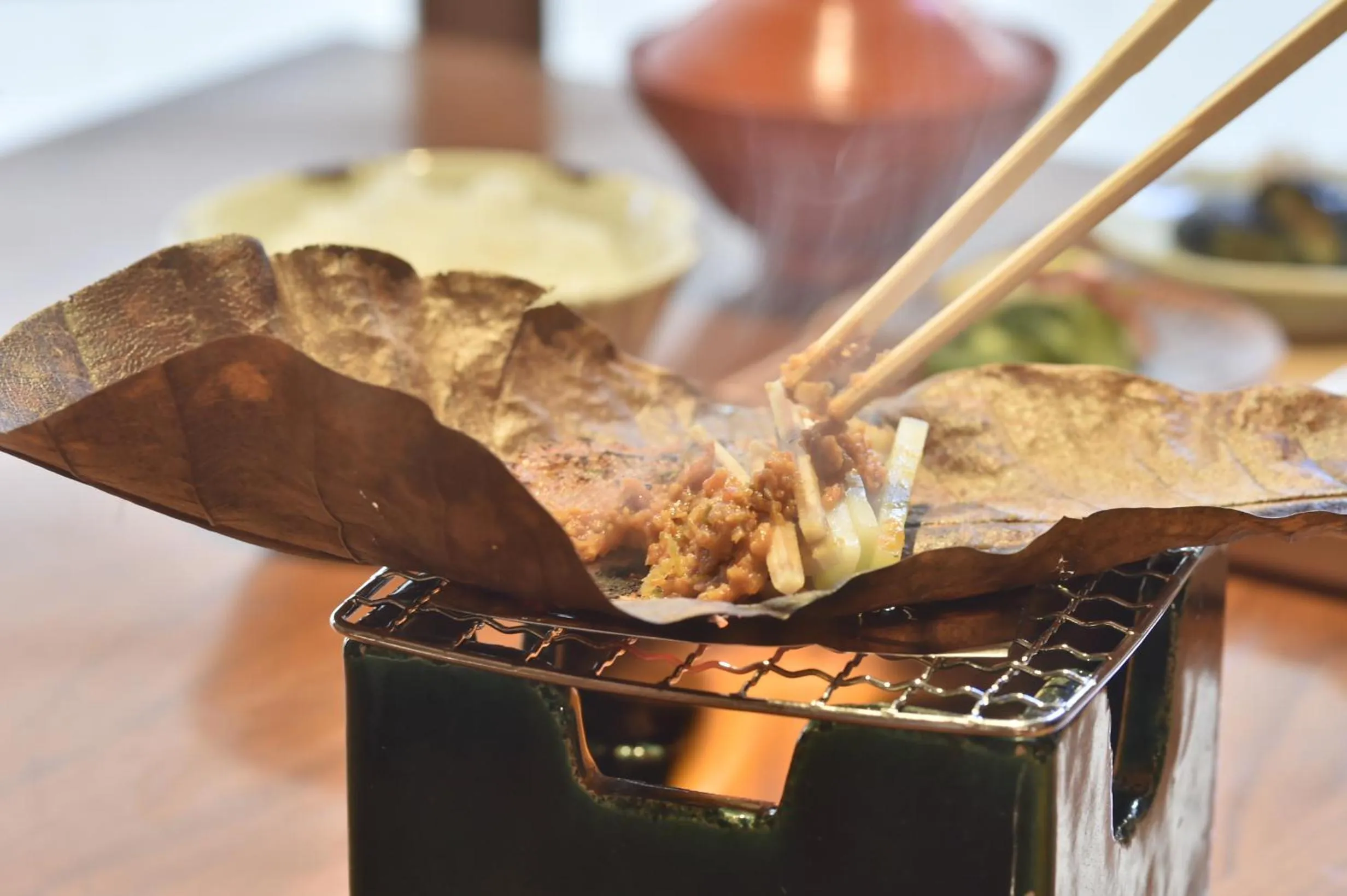Food close-up in Ryokan Sumiya Kihoan