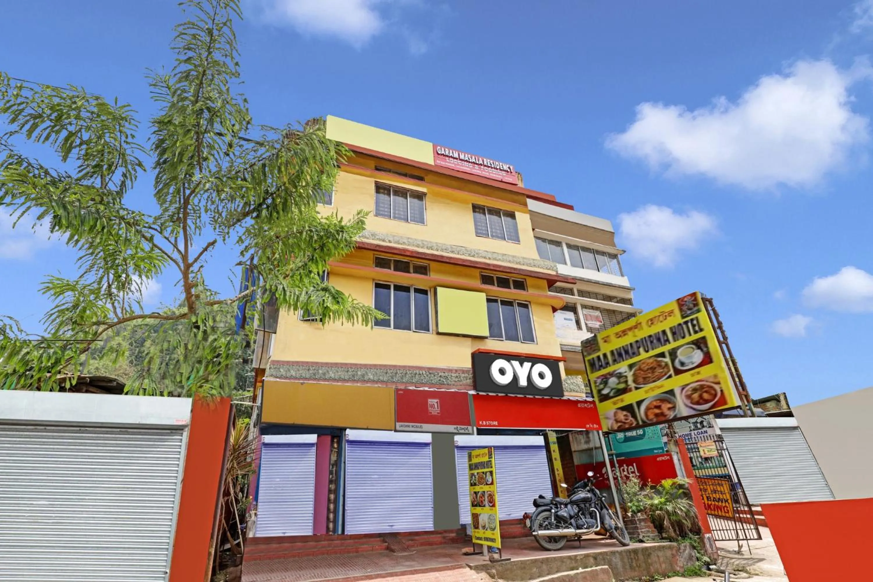 Facade/entrance in Hotel O Garam Masala Residency