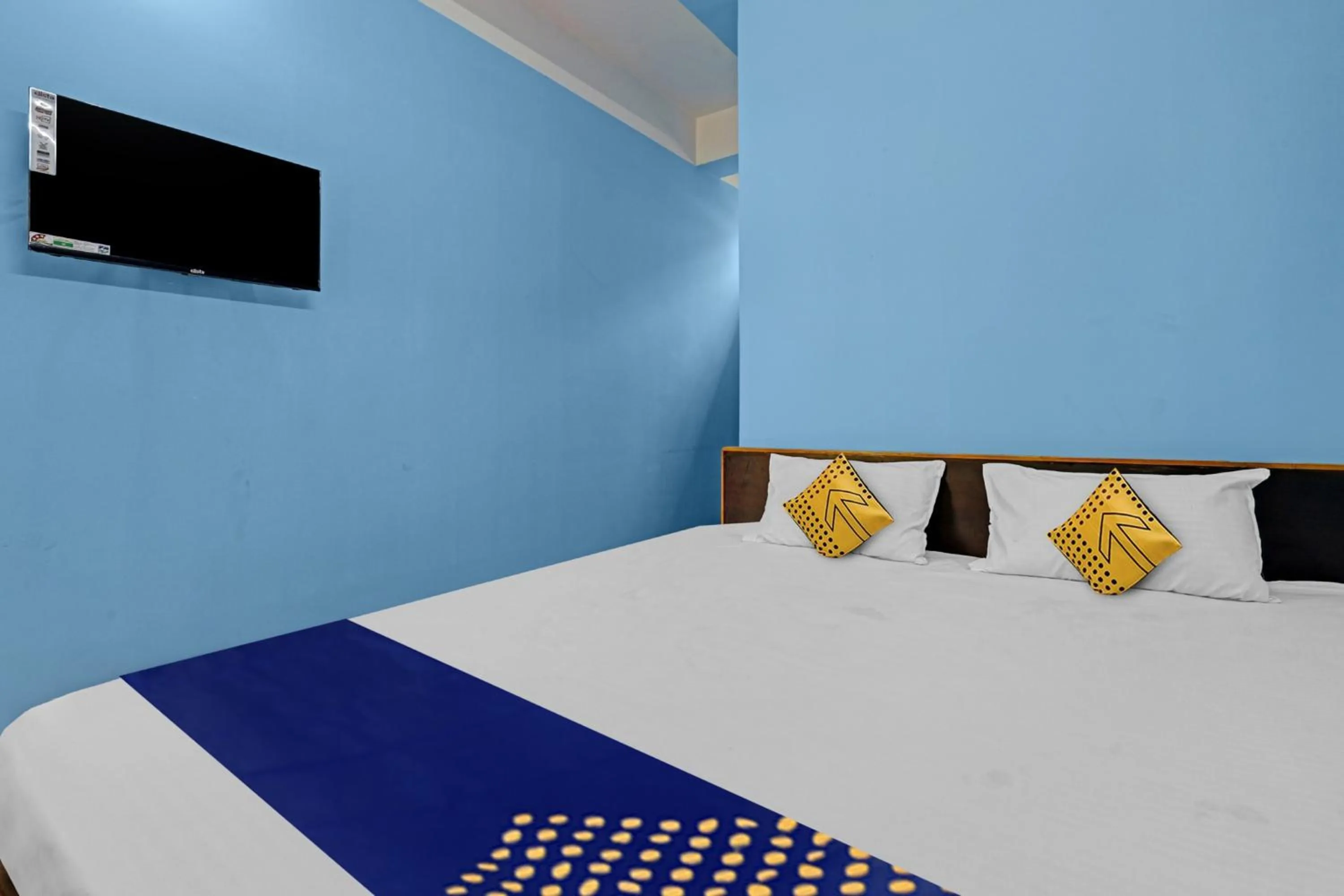 Bedroom, Bed in Hotel O Garam Masala Residency