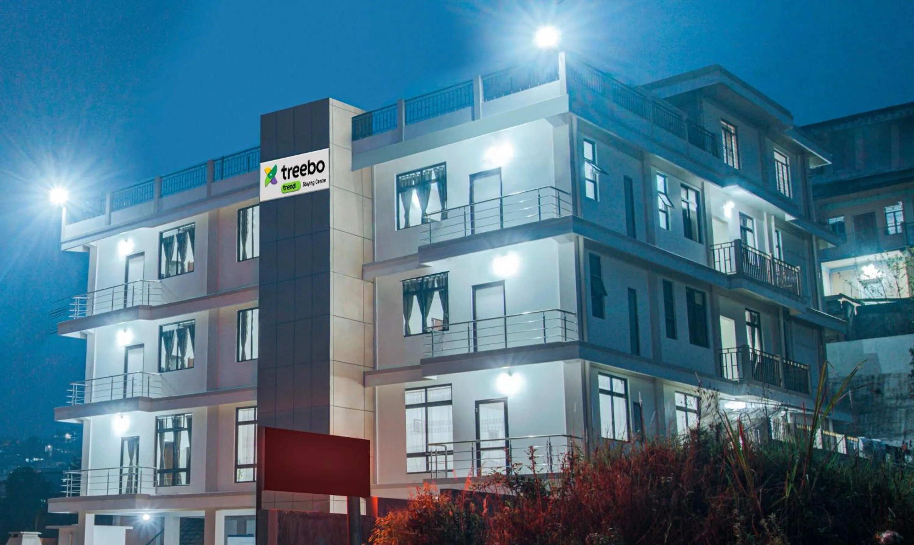 Property building in Treebo Staying Center