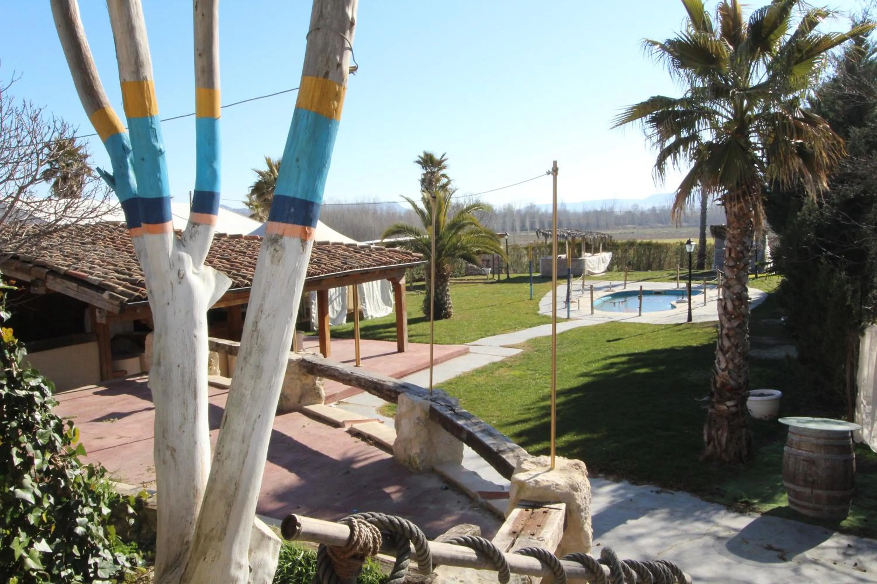 Garden in Hotel Un lugar en la Vecilla