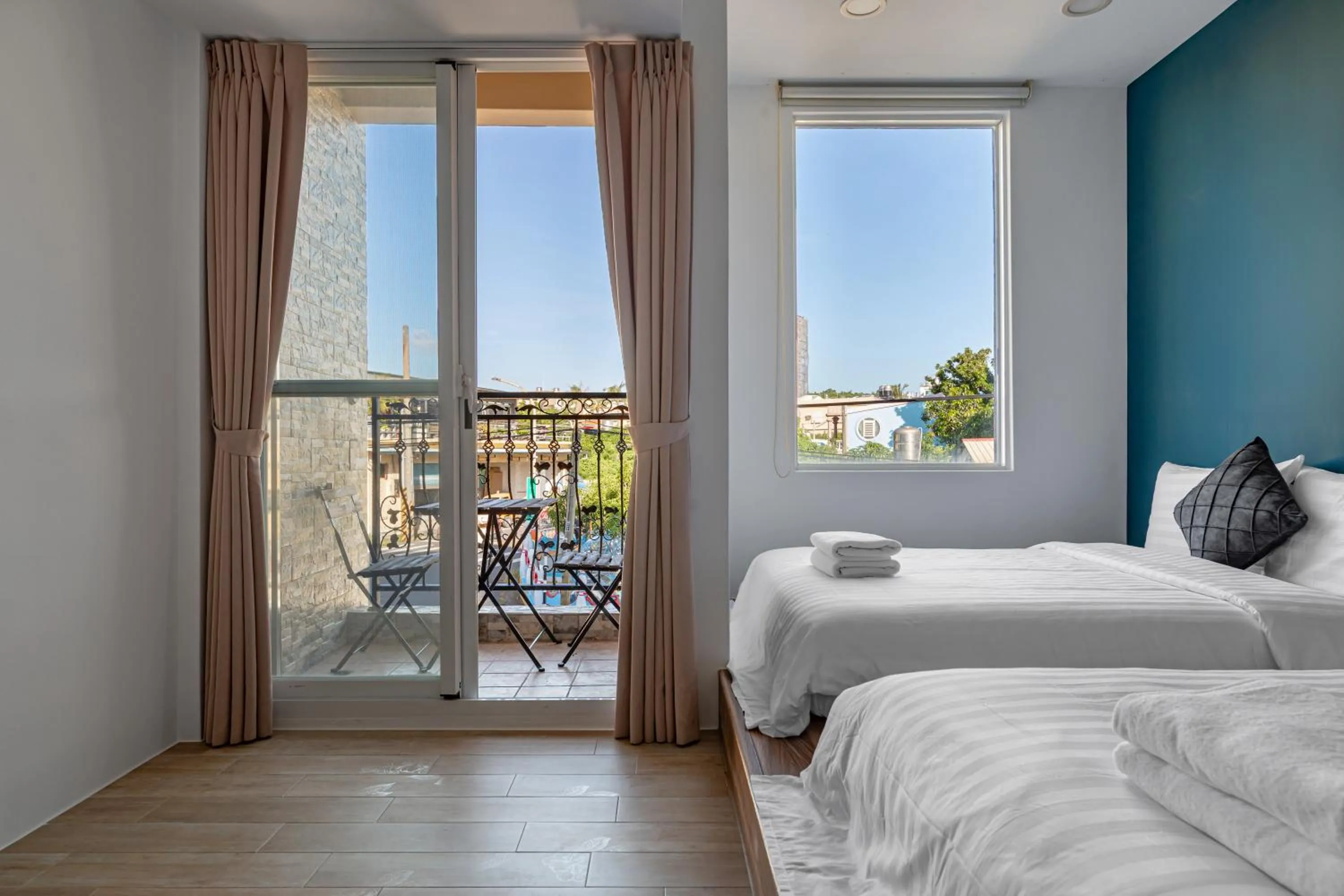 Bed in Sunset Mu Style Inn