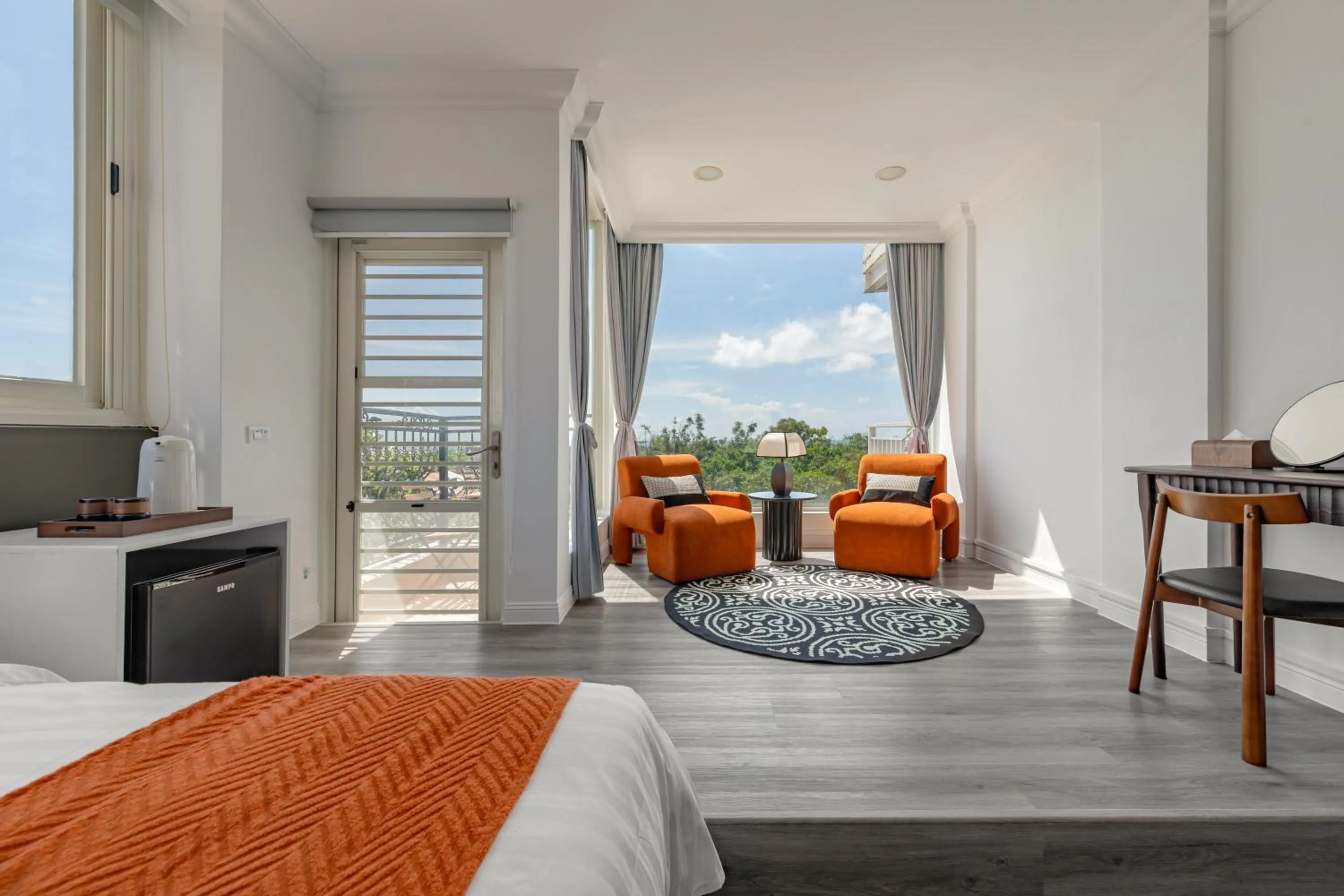 Bed in Sunset Mu Style Inn