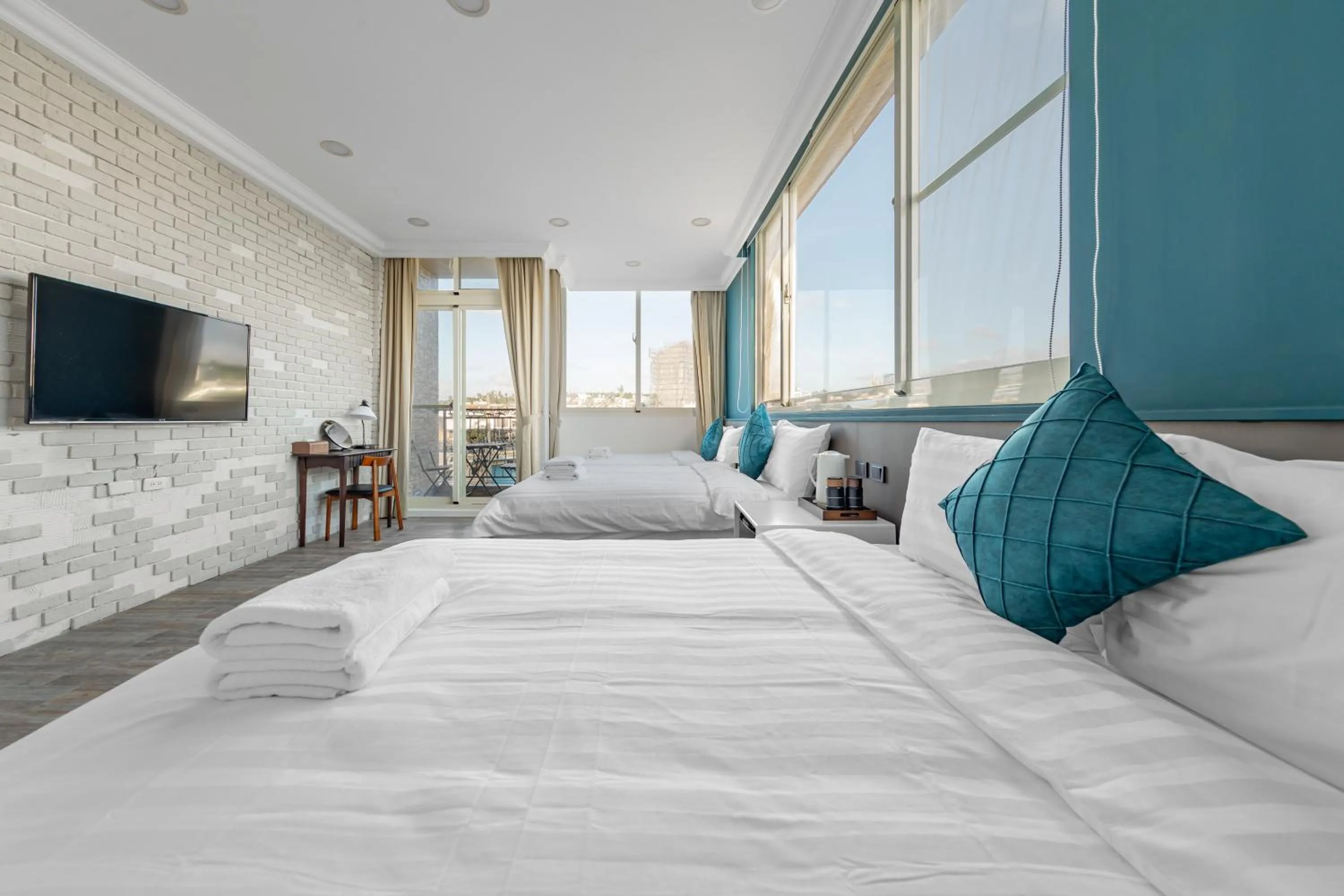 Bed in Sunset Mu Style Inn