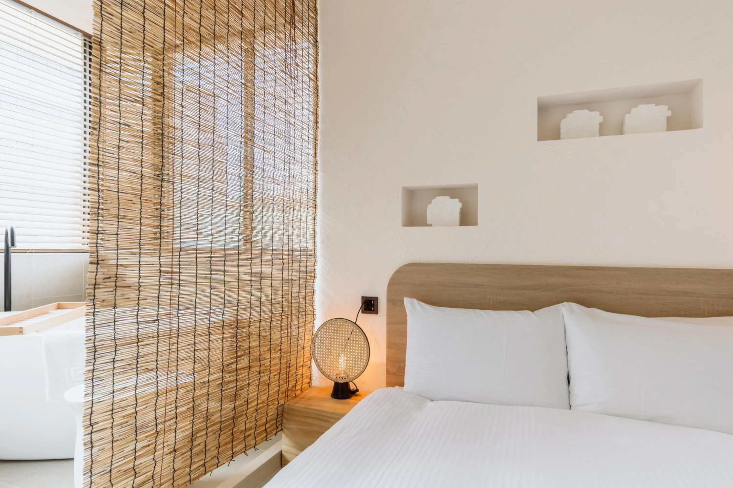 Bed in Just Inn Kaohsiung