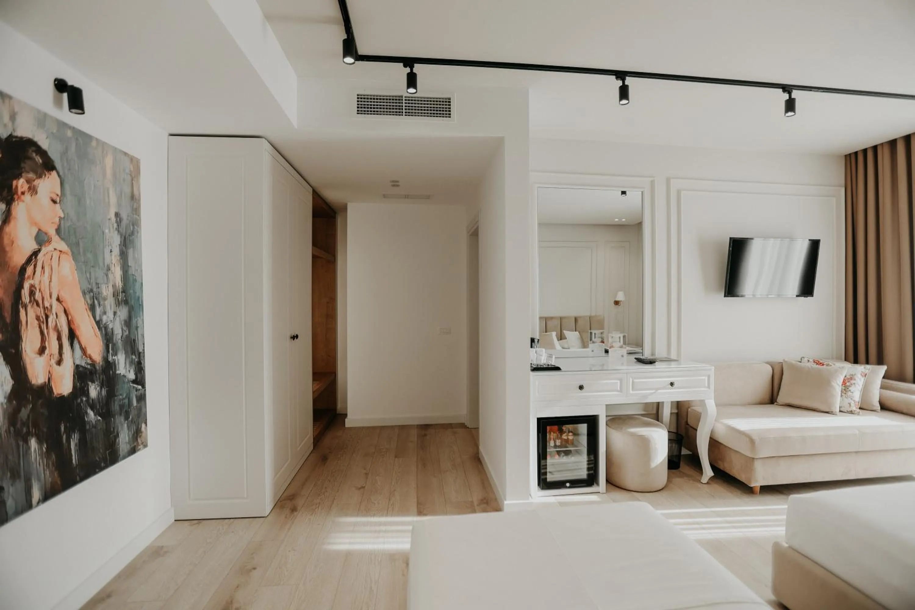 TV and multimedia, Bed in Seaside Hotel