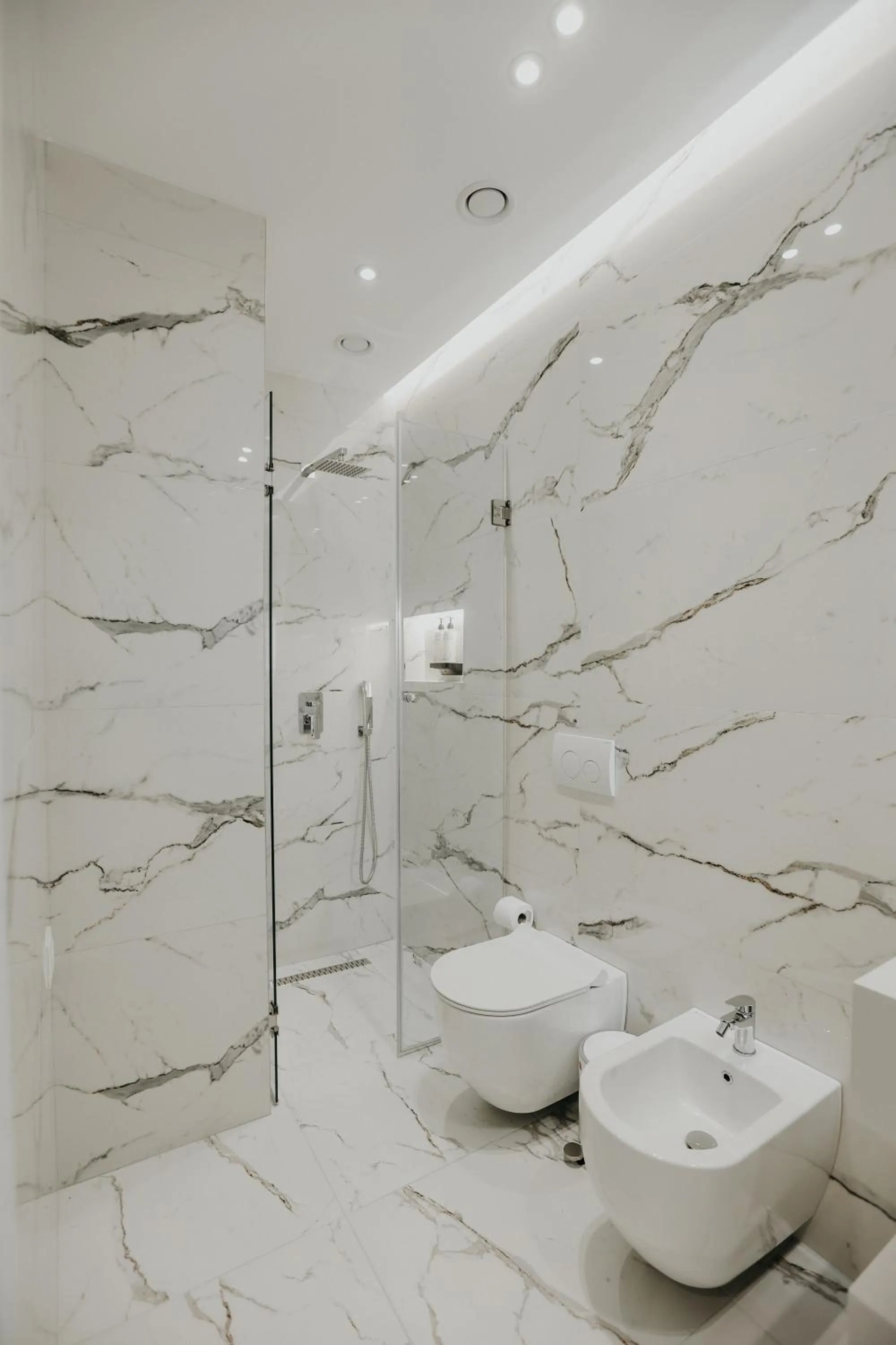 Shower in Seaside Hotel