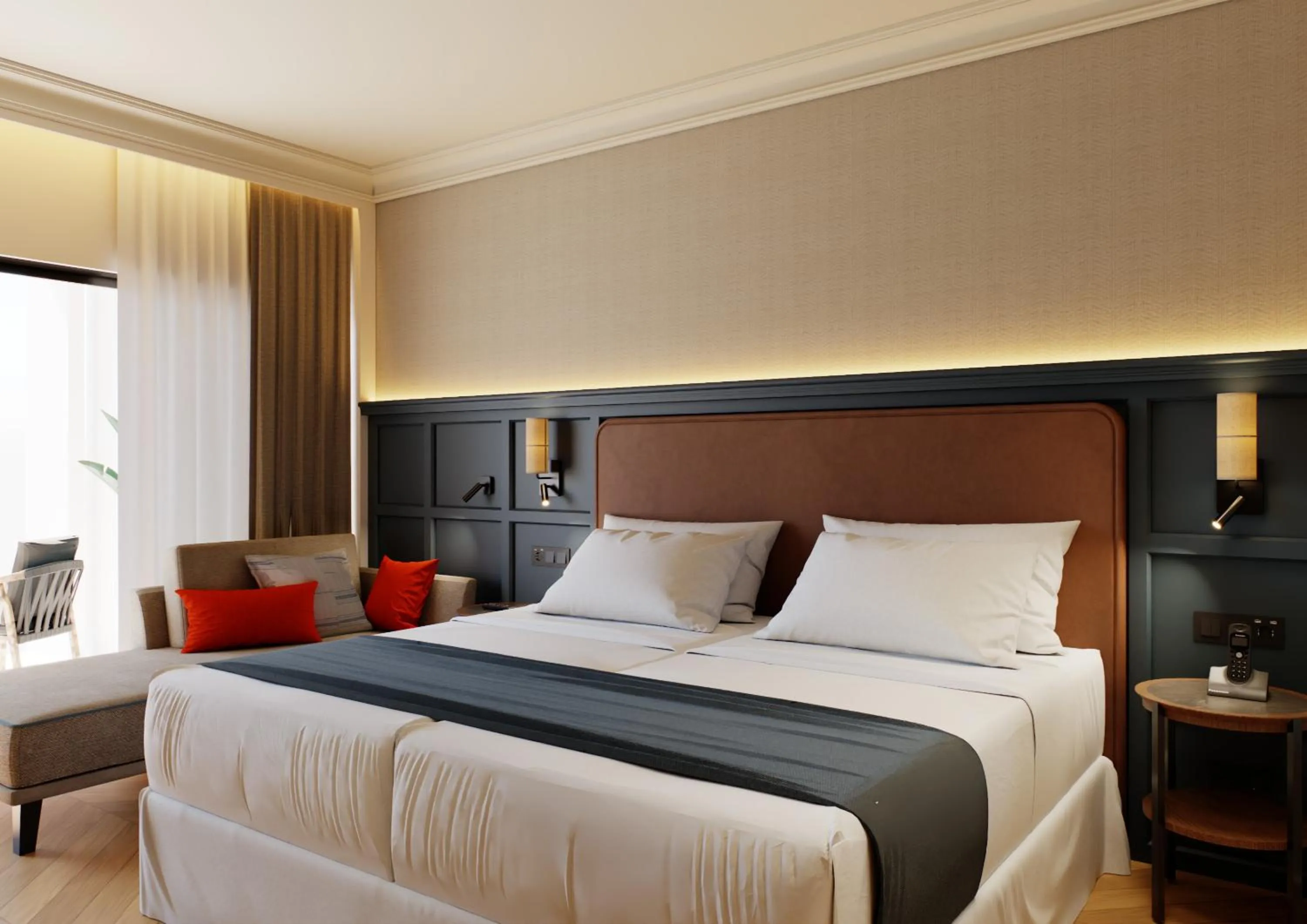 Photo of the whole room, Bed in Hotel Midas Roma - A member of Barcelo Hotel Group