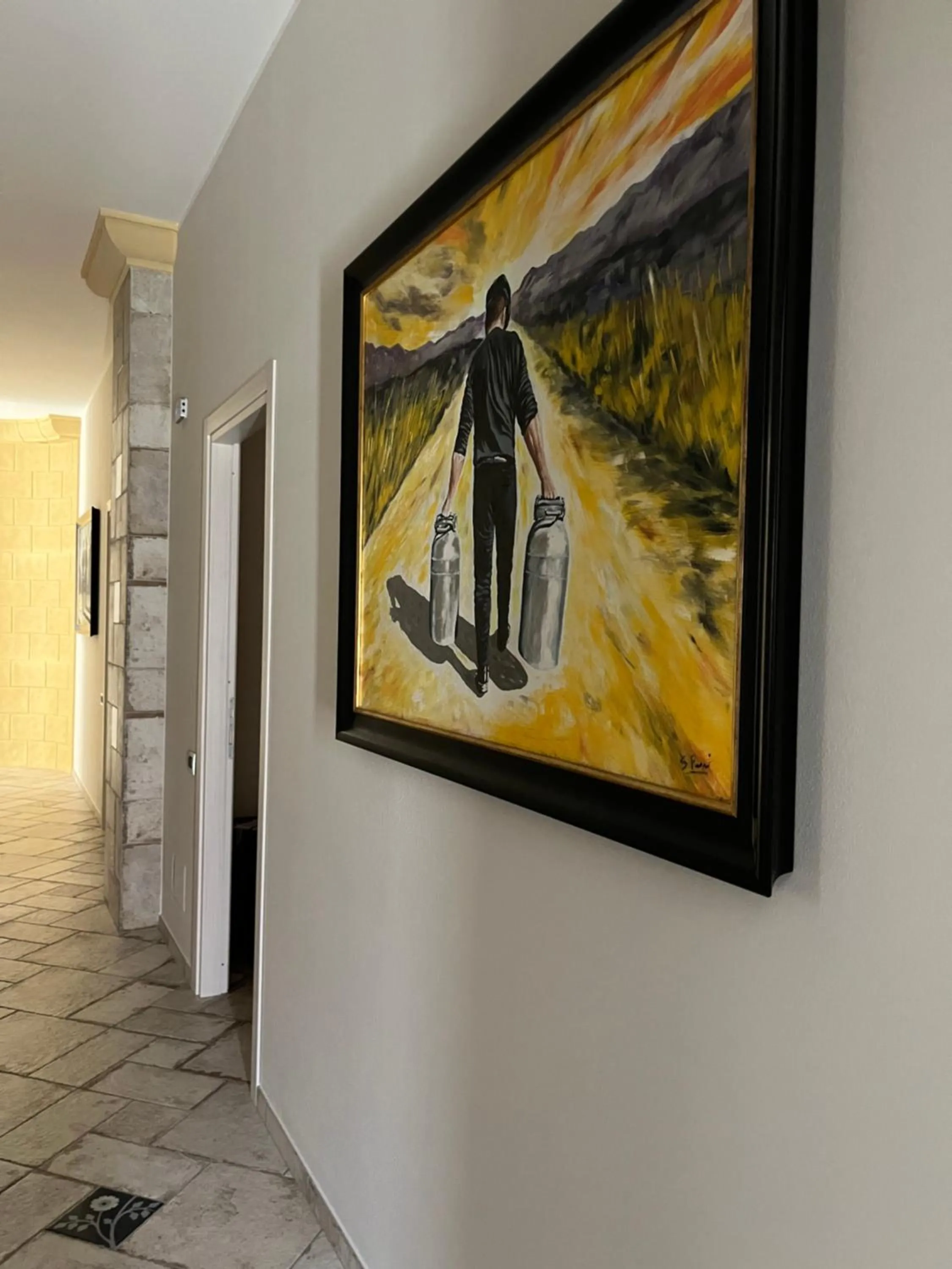 TV/Entertainment Center in B&B Il Mandorlo