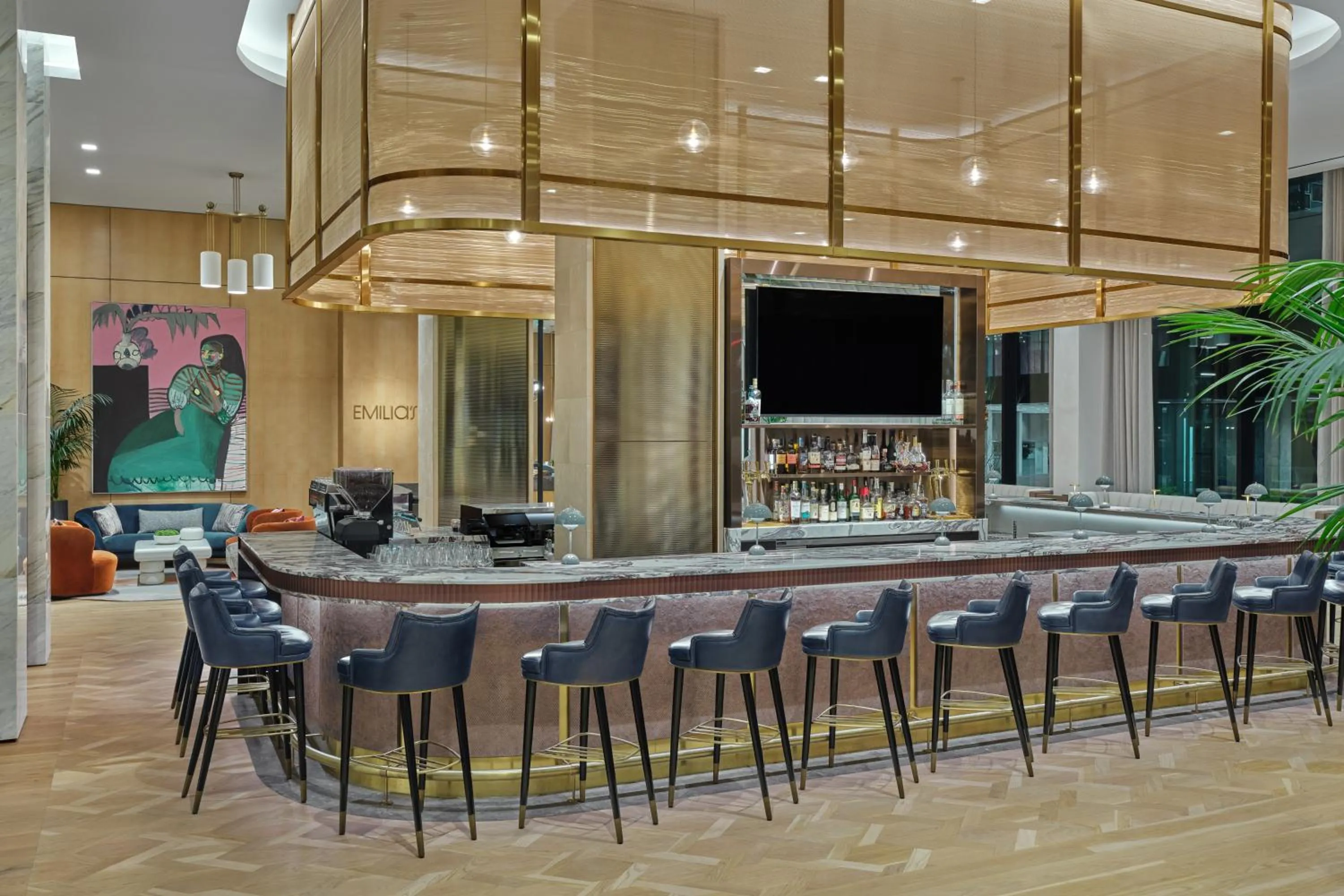 Lounge or bar in The Crescent Hotel, Fort Worth