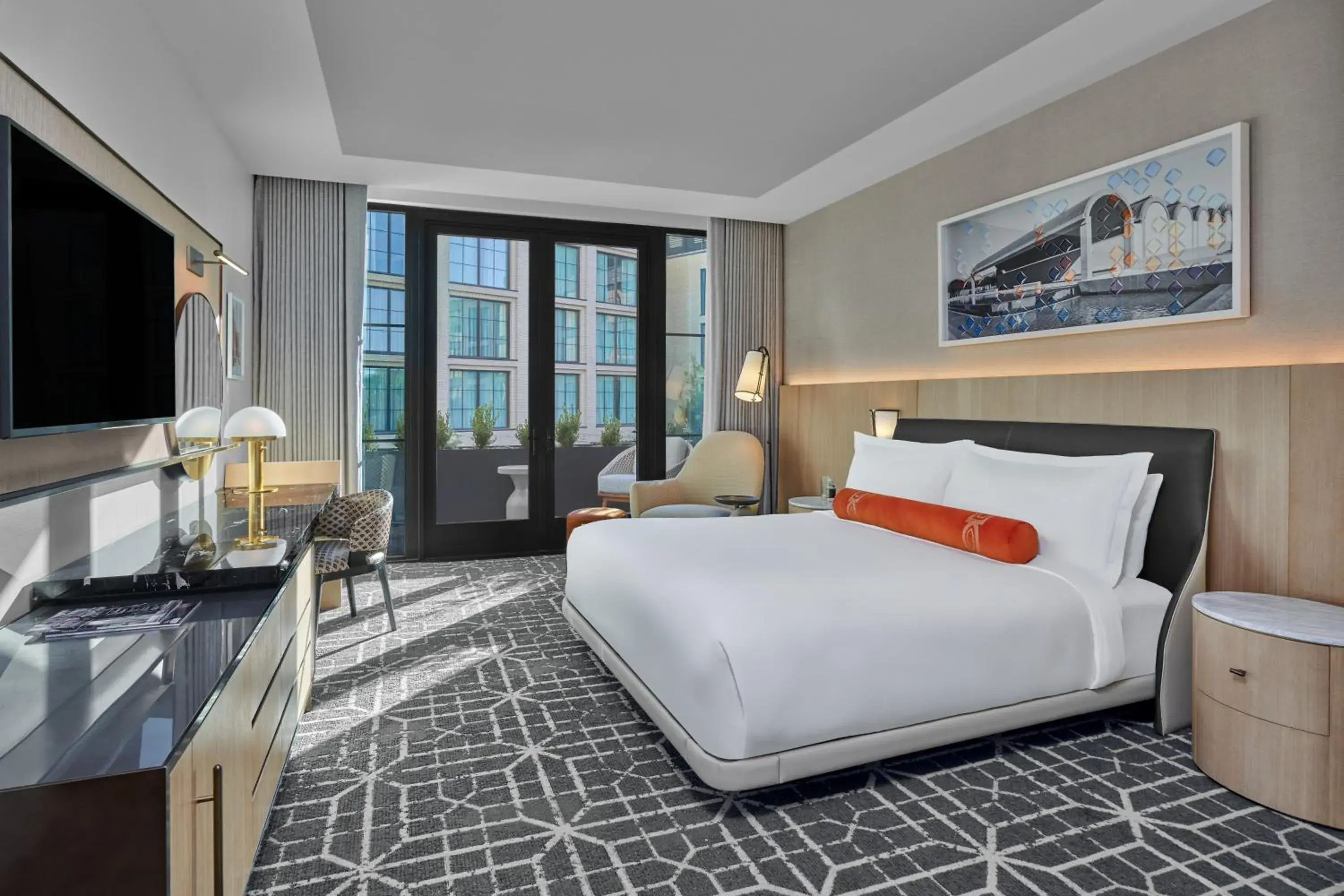 Single Room with Balcony in The Crescent Hotel, Fort Worth Single Room with Balcony in The Crescent Hotel, Fort Worth