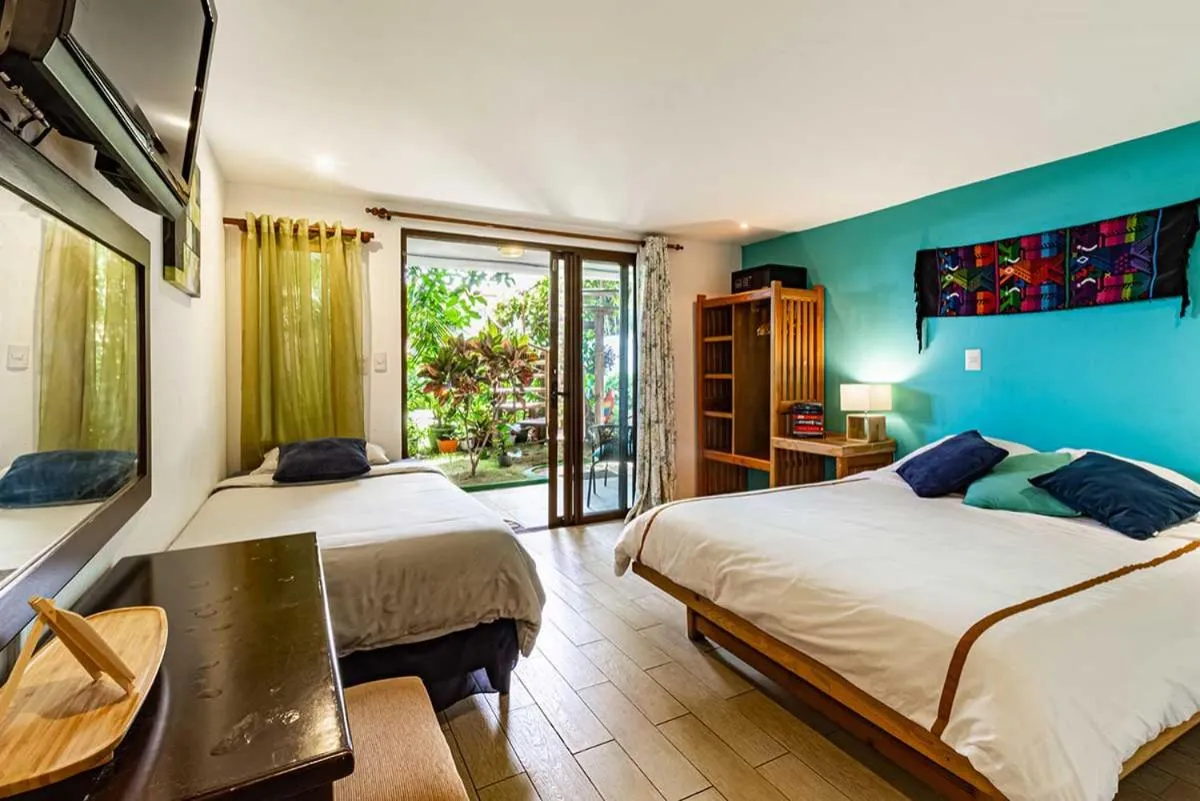 Bed in Posada Nena Santa Ana