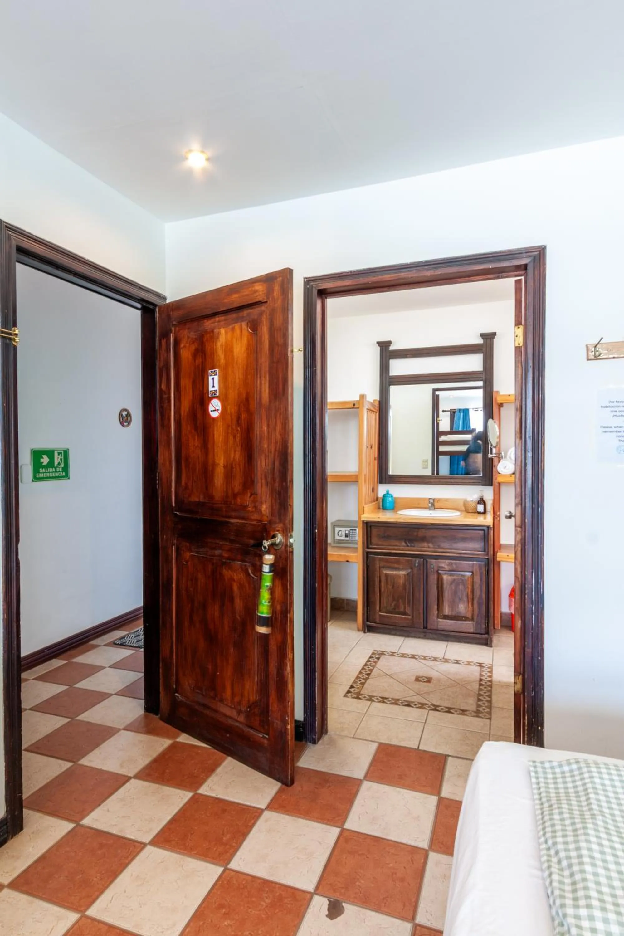 Bed in Posada Nena Santa Ana