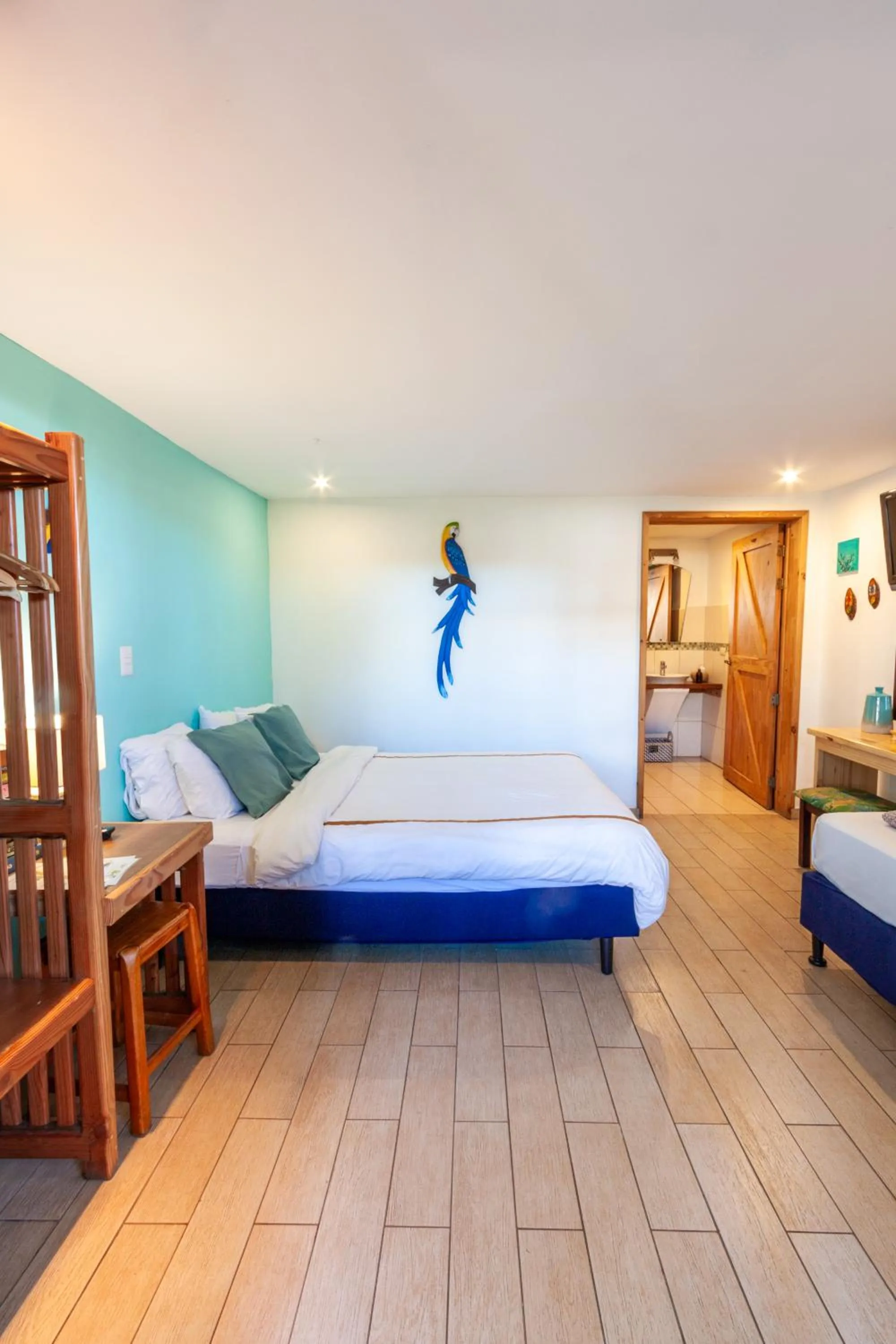 Bed in Posada Nena Santa Ana