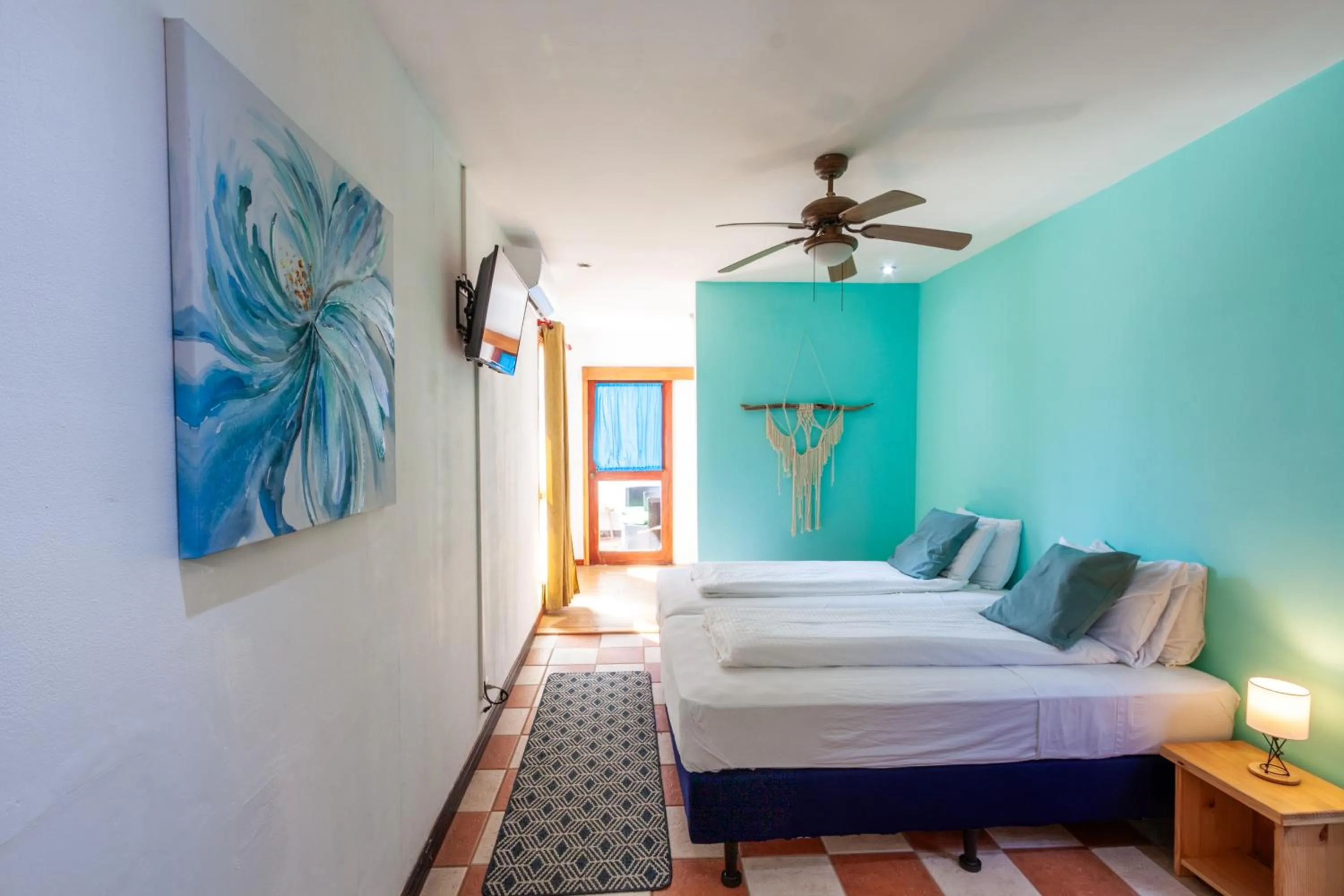 Bed in Posada Nena Santa Ana