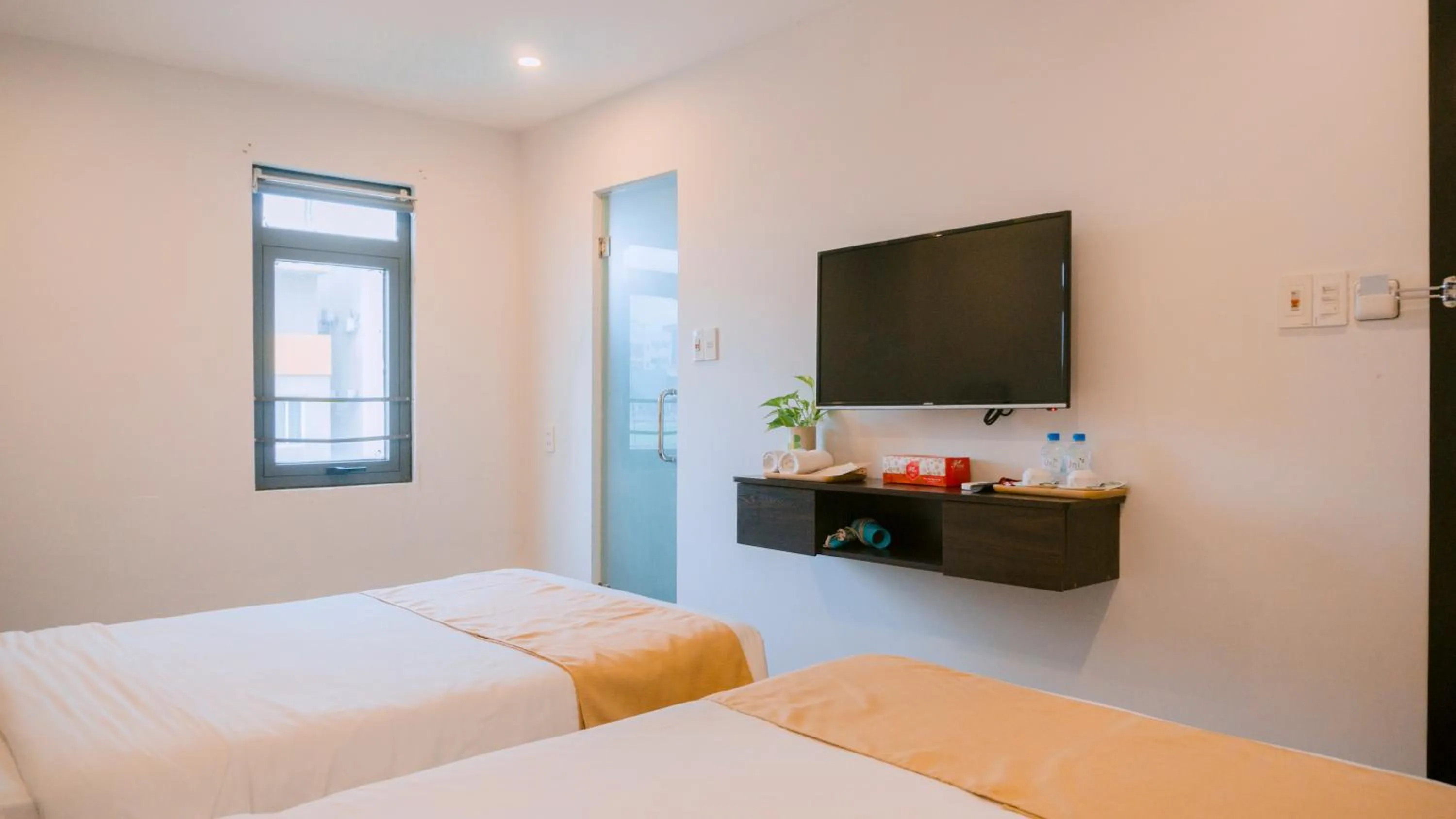 Bed in Horizon Front Beach Hotel Danang