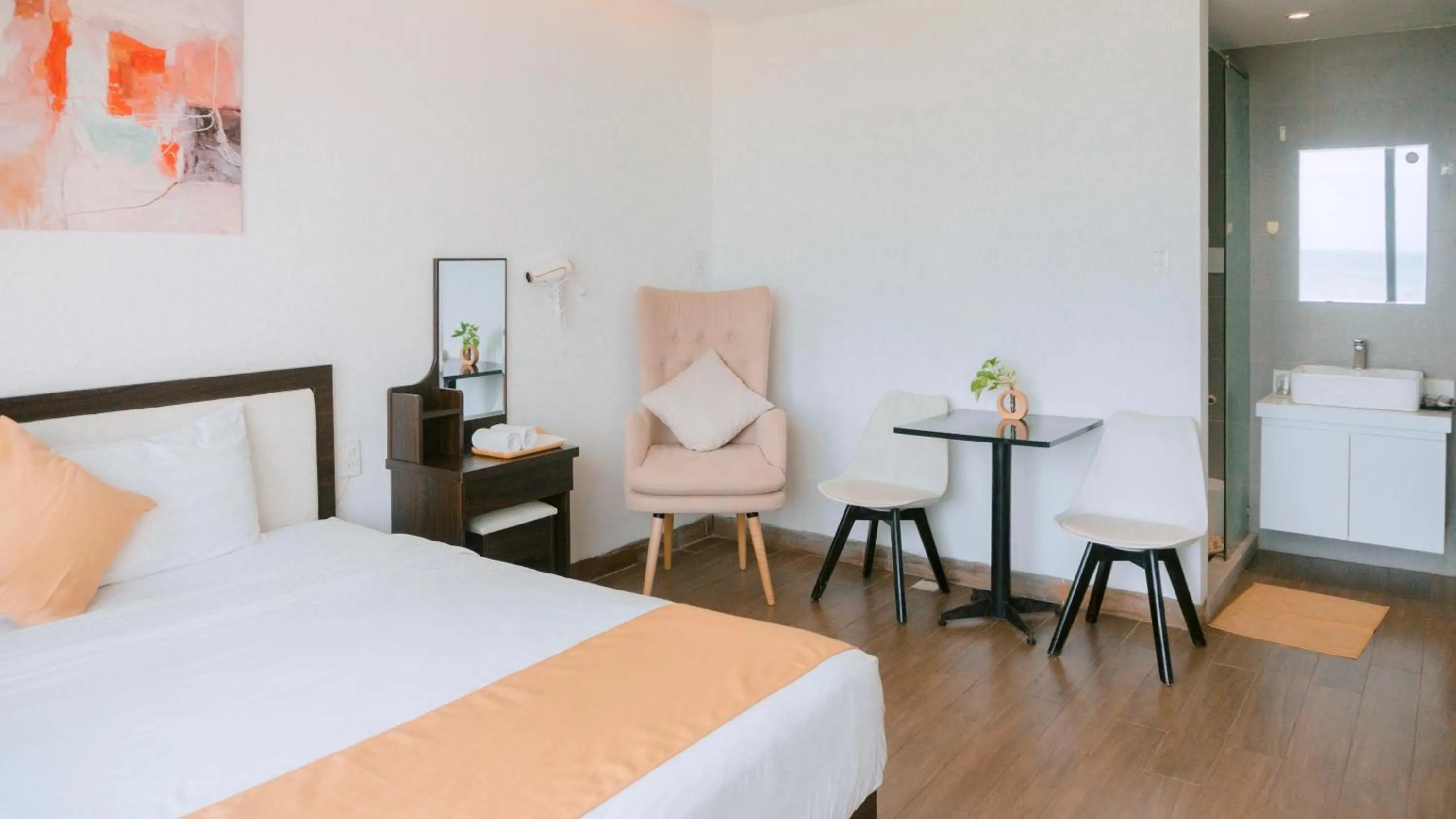 Bed in Horizon Front Beach Hotel Danang