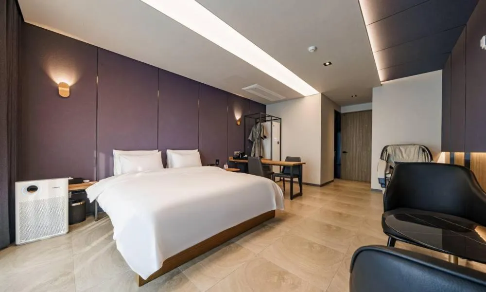 Bed in Anseong Nomad Hotel